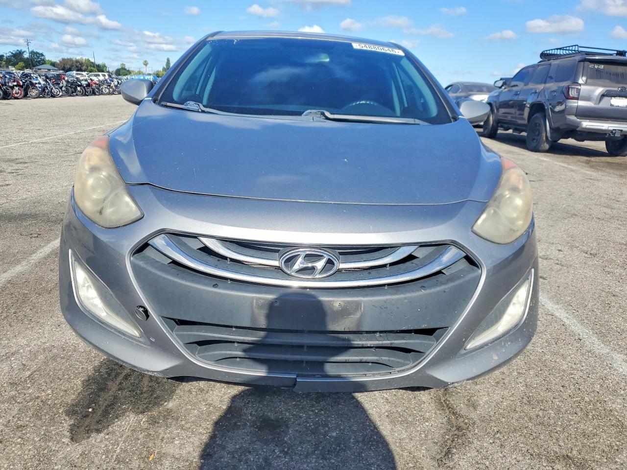 2013 Hyundai Elantra Gt Base Gray vin: KMHD35LE1DU025545