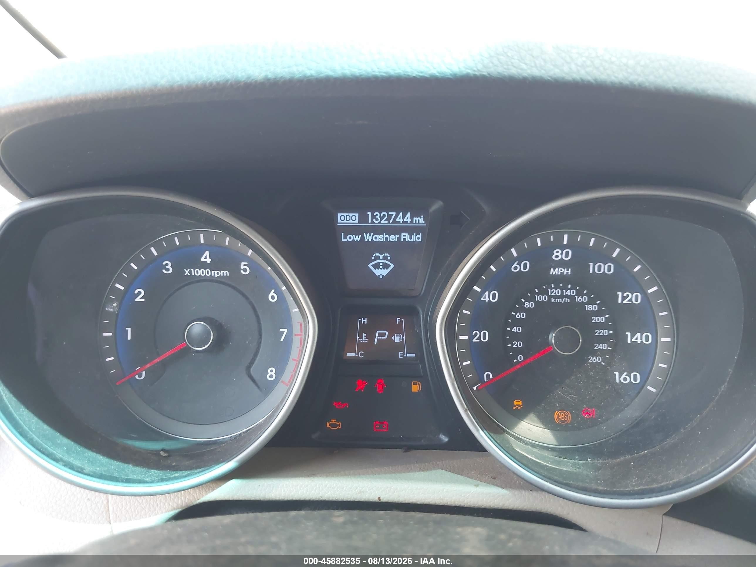 2013 Hyundai Elantra Gt   Red vin: KMHD35LE1DU031393