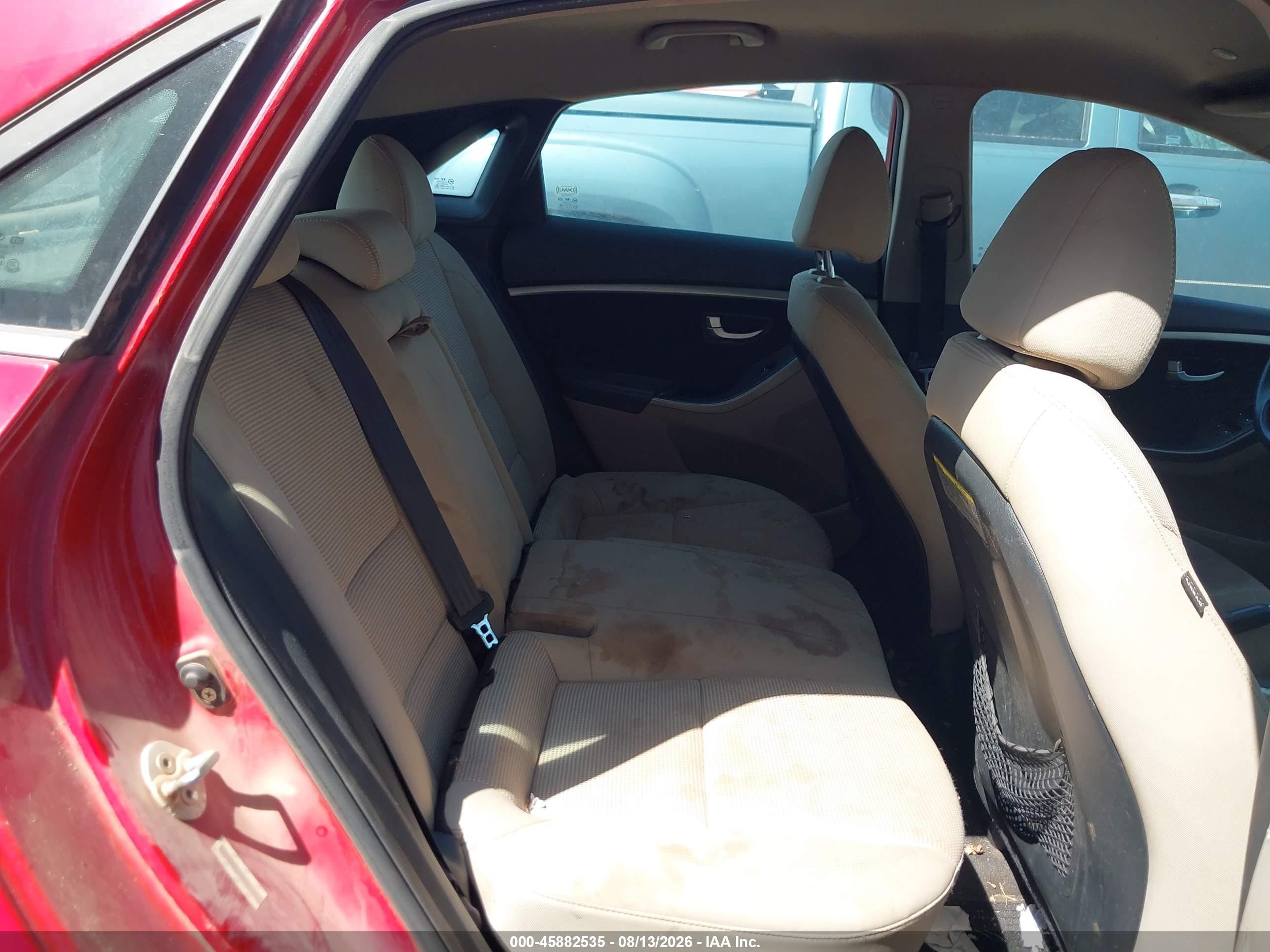 2013 Hyundai Elantra Gt   Red vin: KMHD35LE1DU031393