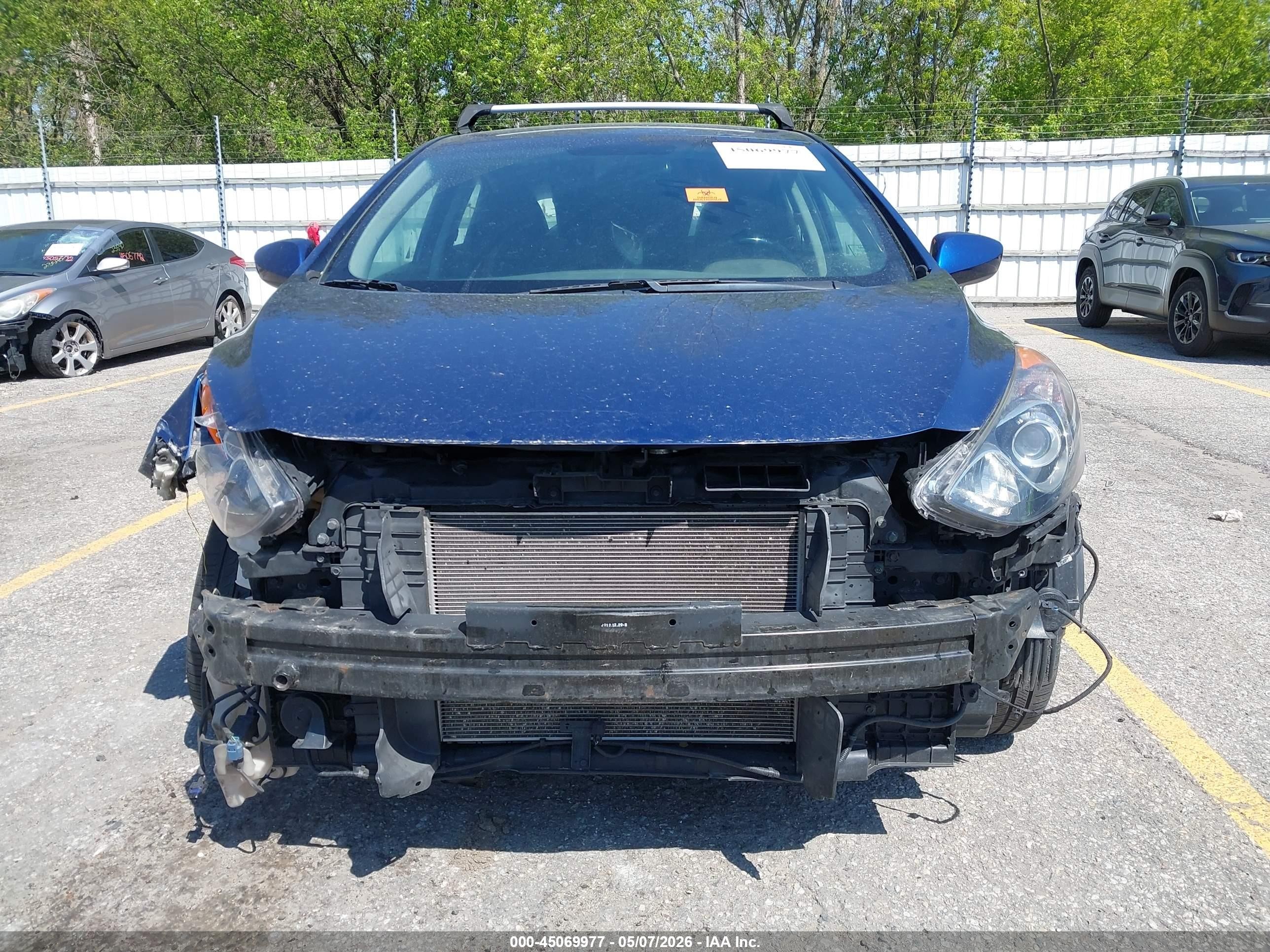 2013 Hyundai Elantra Gt Blue vin: KMHD35LE1DU081033