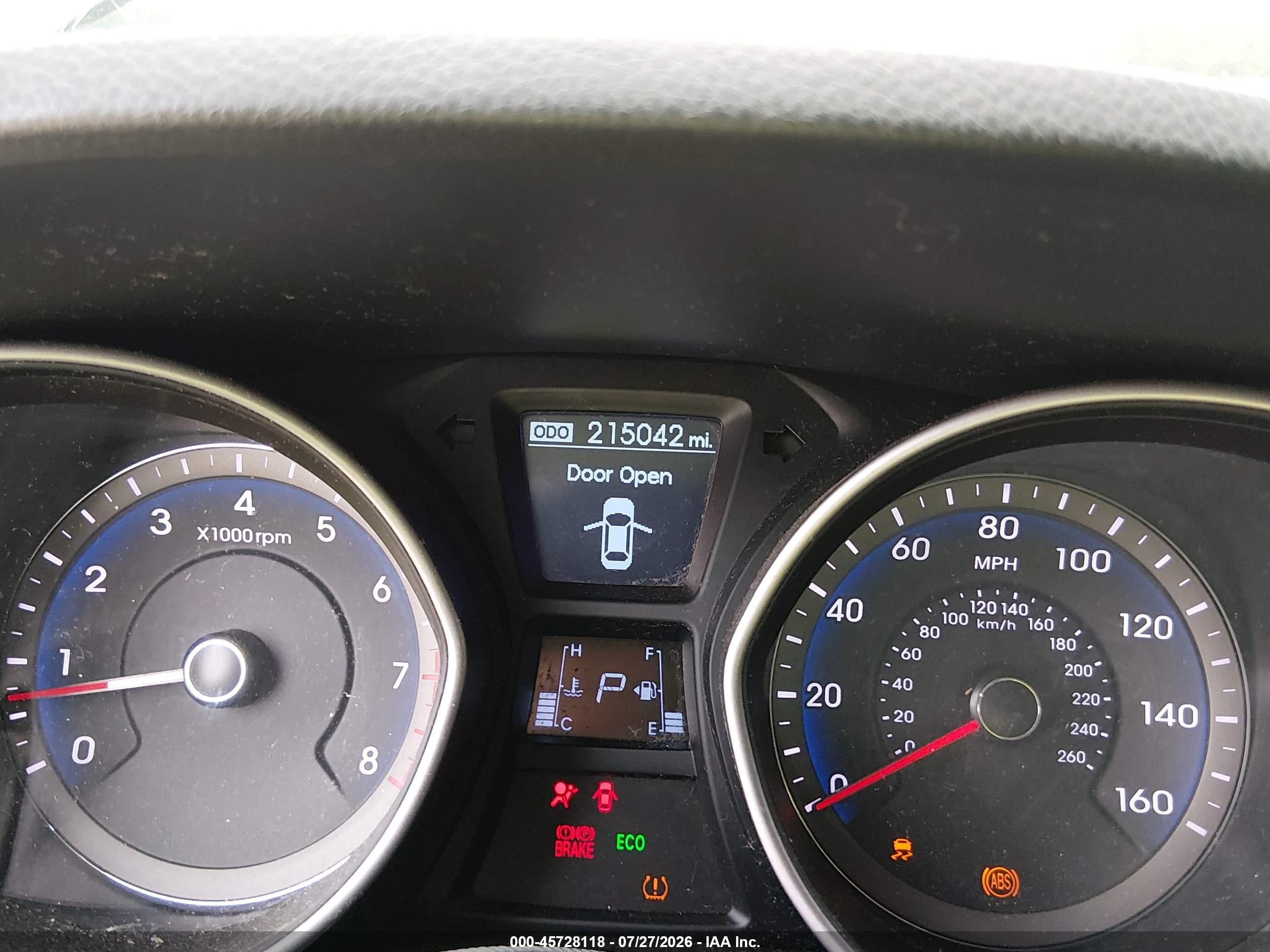 2013 Hyundai Elantra Gt   Blue vin: KMHD35LE1DU086393