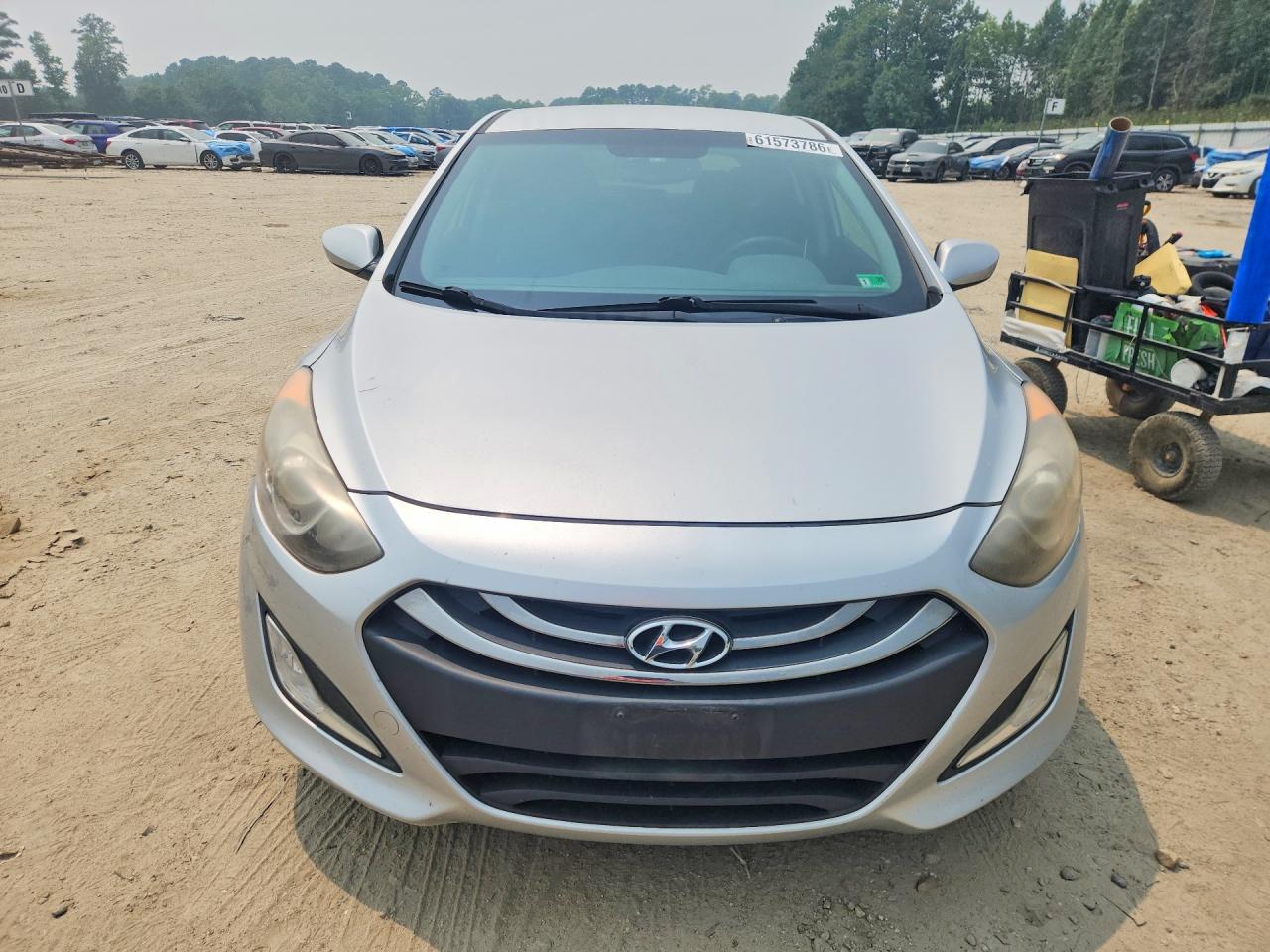 2013 Hyundai Elantra Gt Base Silver vin: KMHD35LE1DU093389