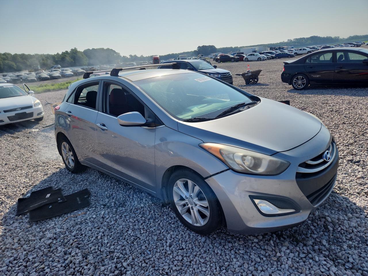 2013 Hyundai Elantra Gt Base Серебряный vin: KMHD35LE1DU126486