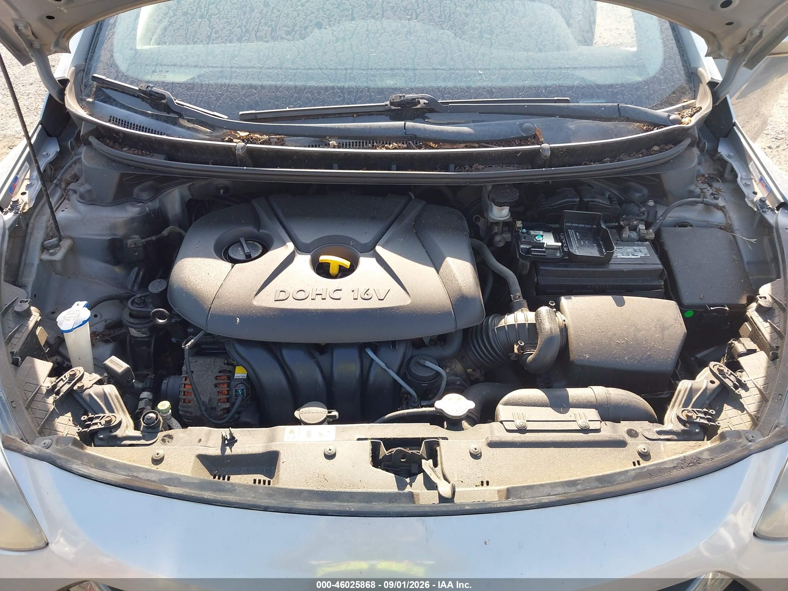 2013 Hyundai Elantra Gt   Серый vin: KMHD35LE1DU129923
