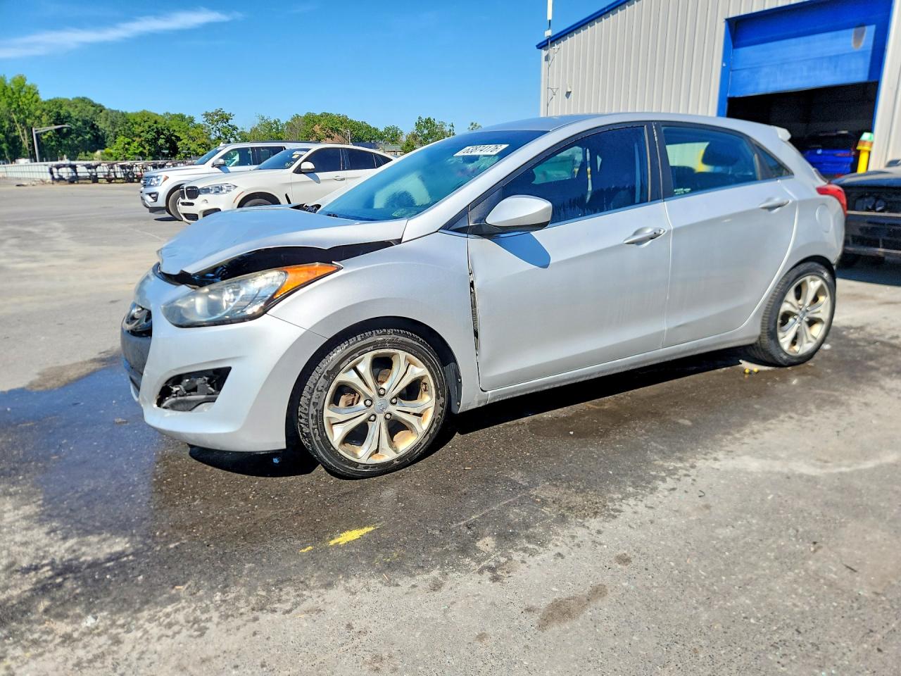 2013 Hyundai Elantra Gt Base Серебряный vin: KMHD35LE1DU147256