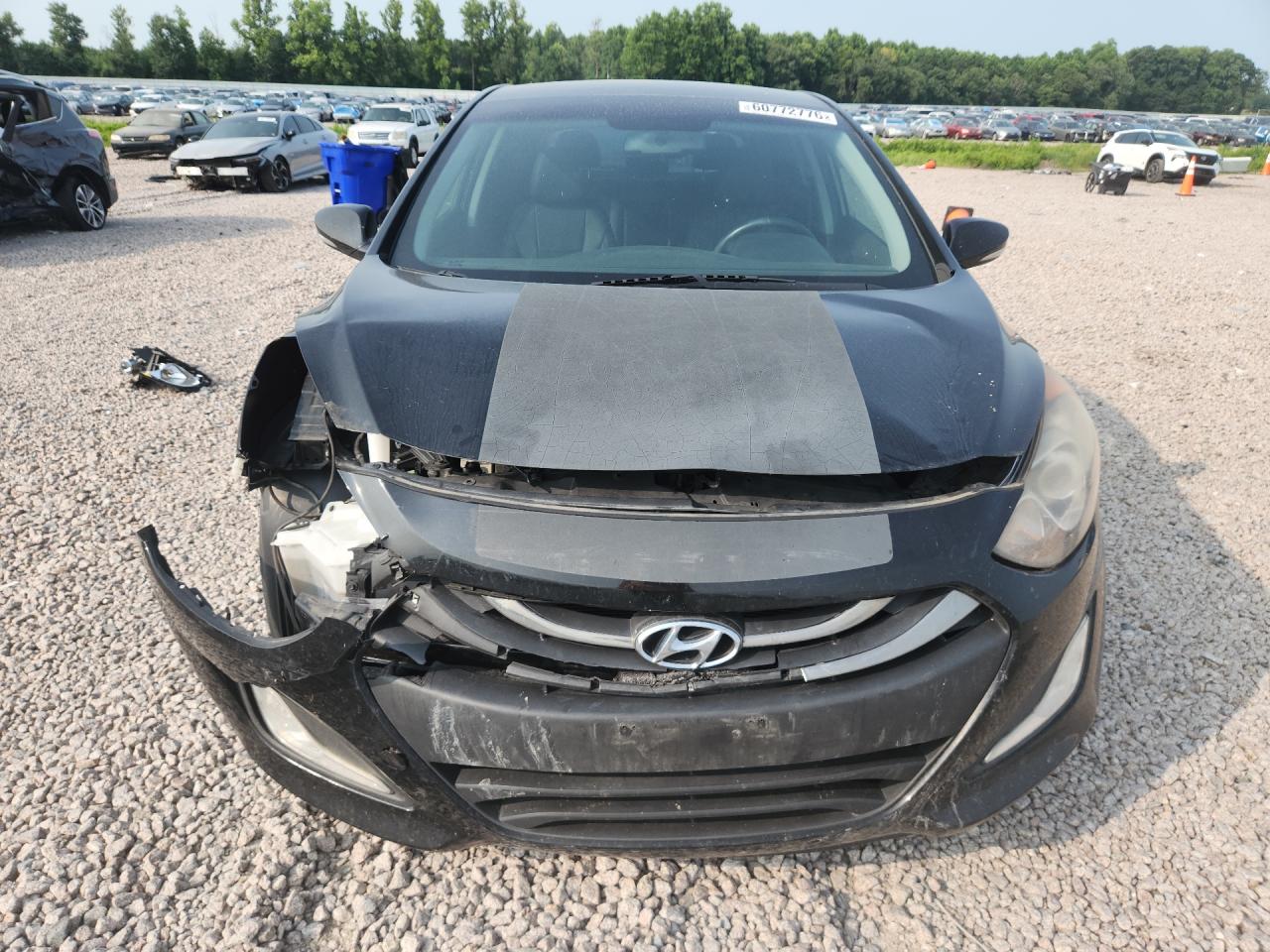 2013 Hyundai Elantra Gt Base Black vin: KMHD35LE2DU020838