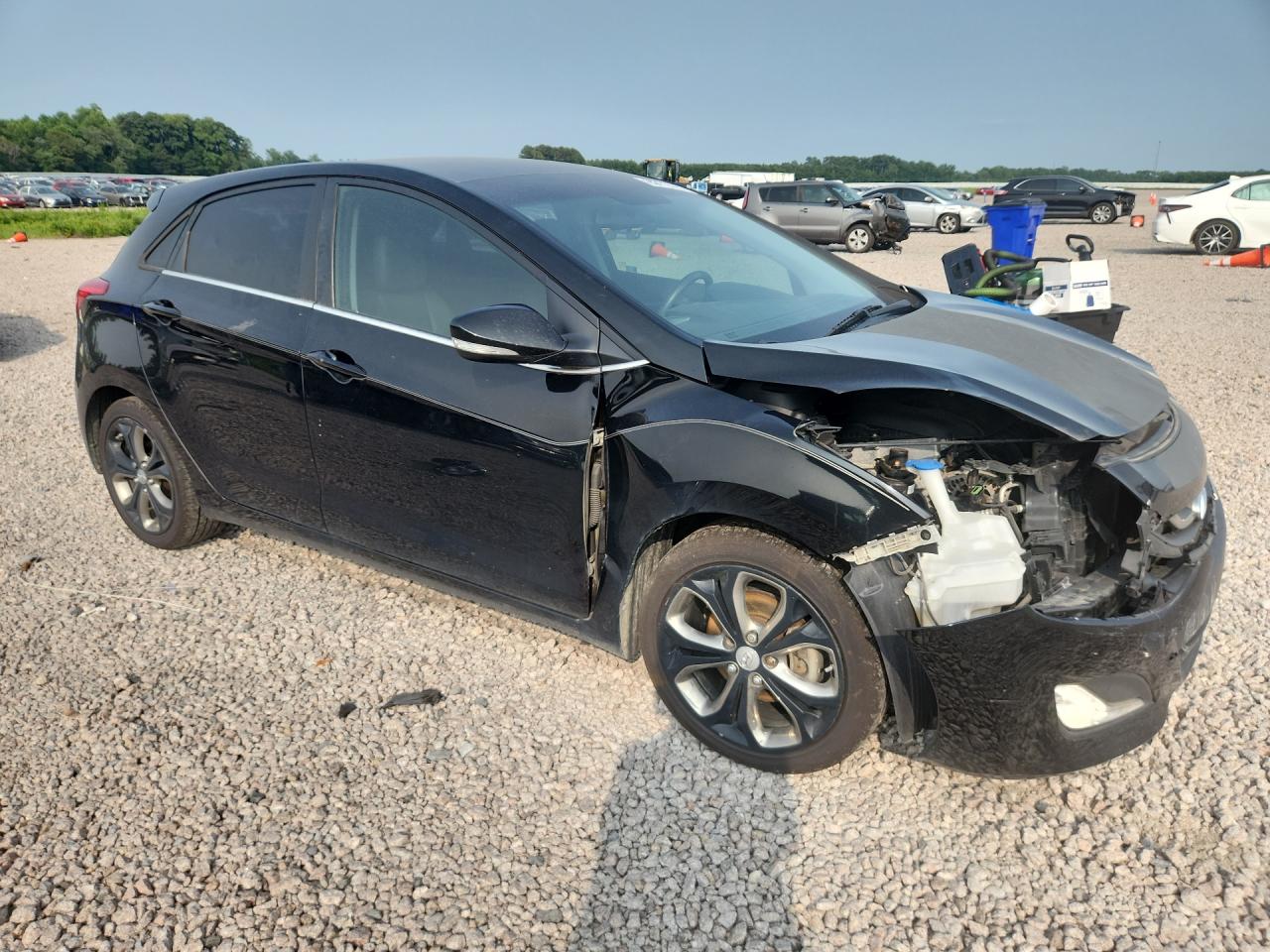 2013 Hyundai Elantra Gt Base Black vin: KMHD35LE2DU020838