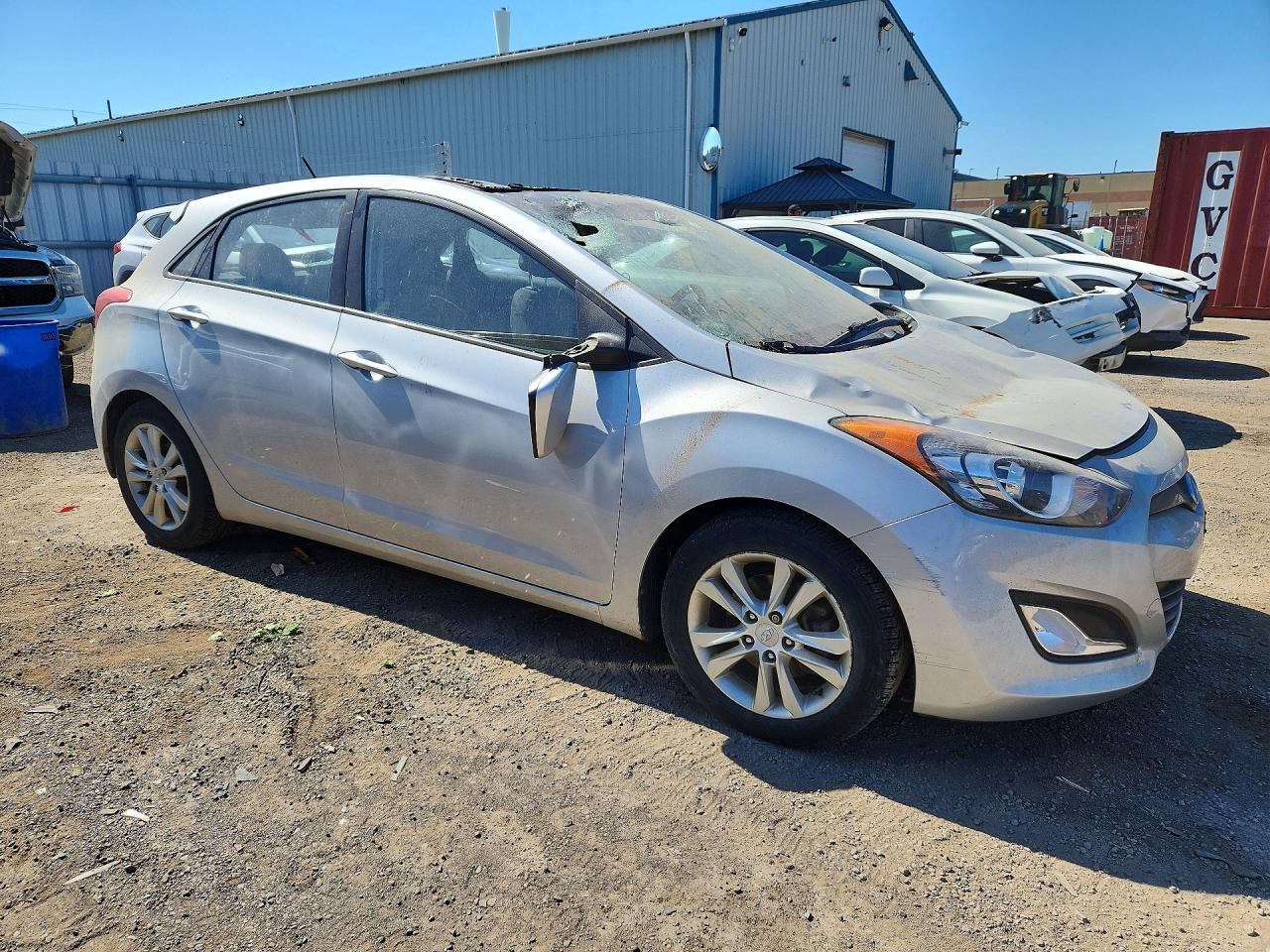 2013 Hyundai Elantra Gt Base Серебряный vin: KMHD35LE2DU026803
