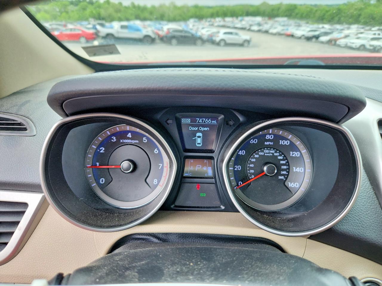 2013 Hyundai Elantra Gt Base Red vin: KMHD35LE2DU052043