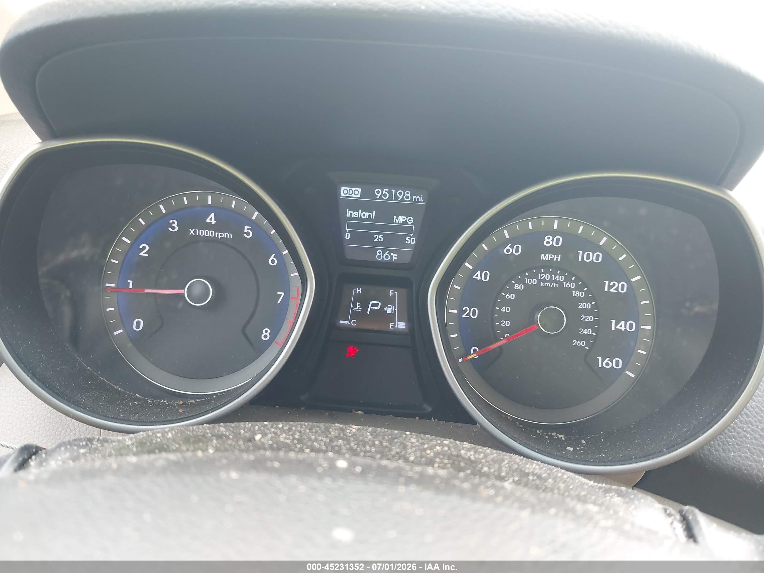 2013 Hyundai Elantra Gt   Black vin: KMHD35LE2DU060207