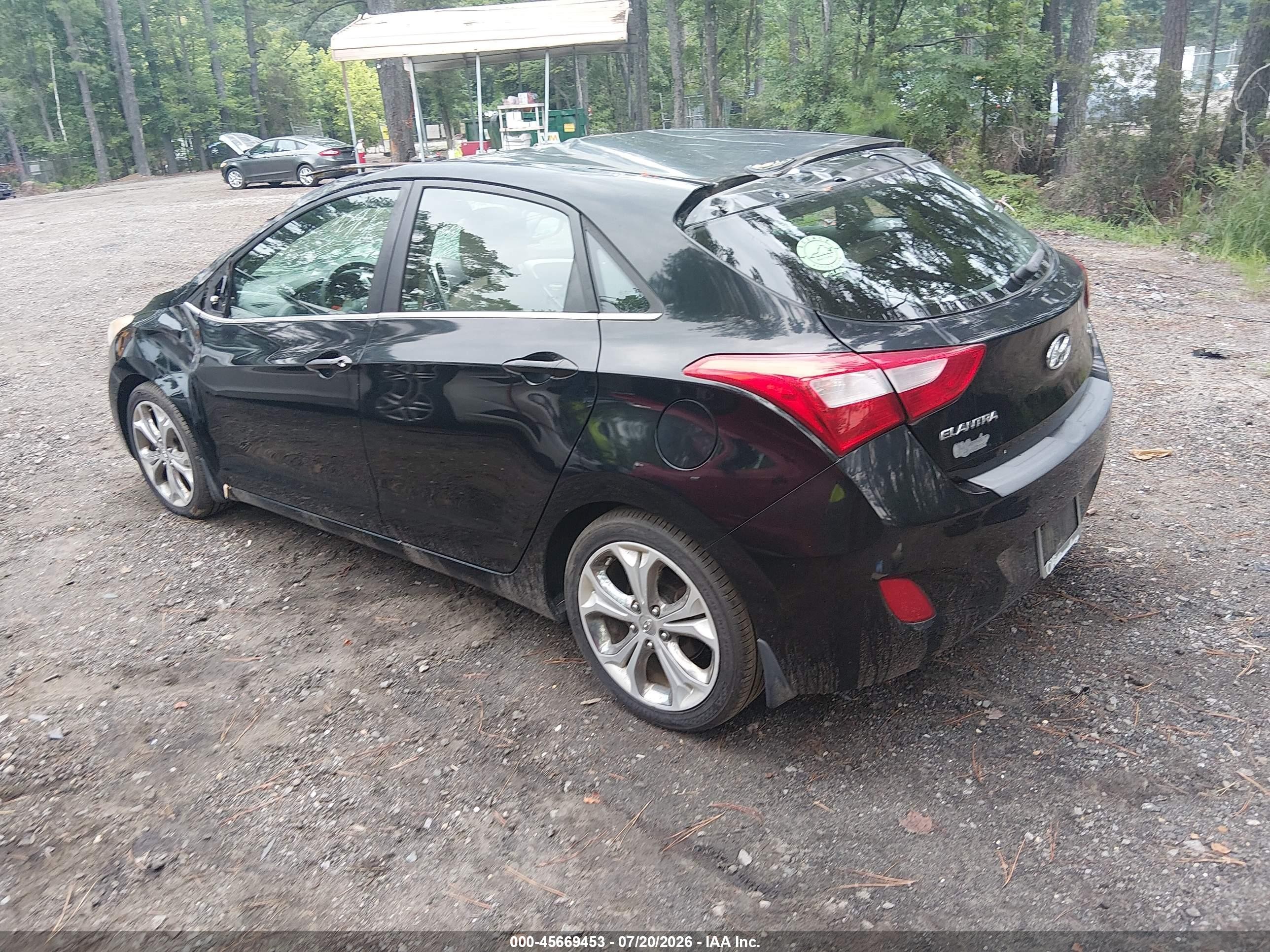 2013 Hyundai Elantra Gt   Черный vin: KMHD35LE2DU094518