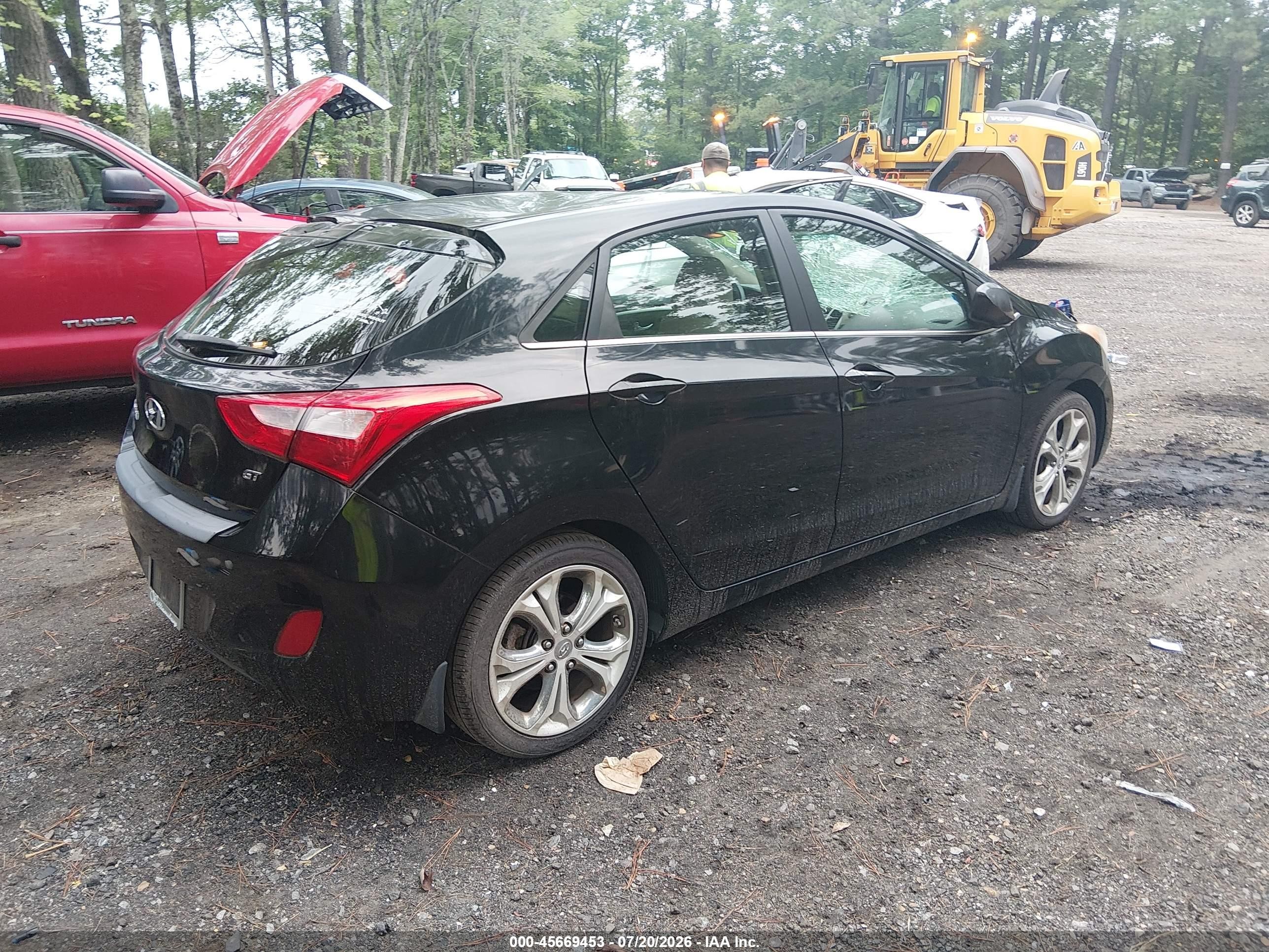 2013 Hyundai Elantra Gt   Черный vin: KMHD35LE2DU094518