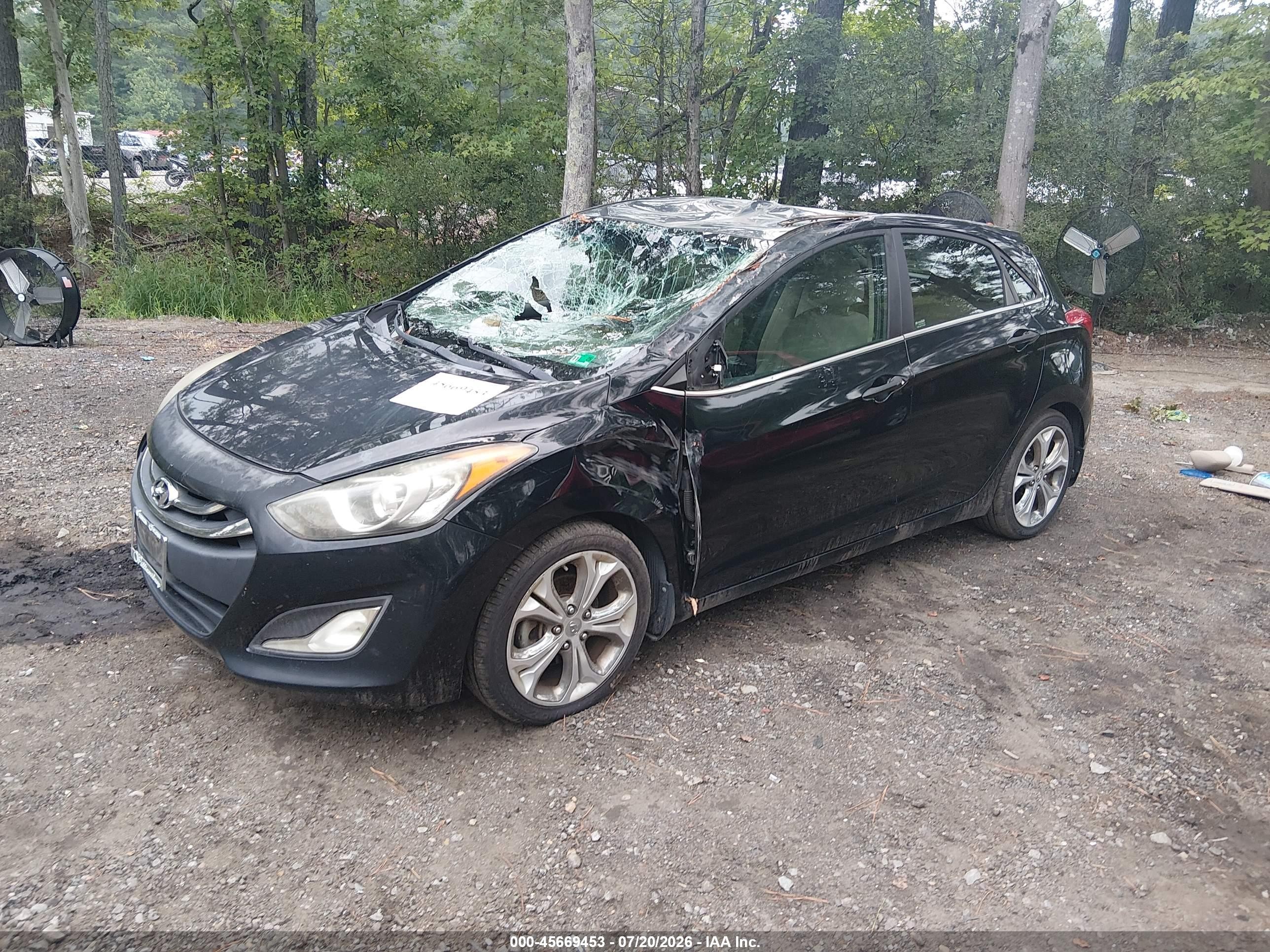 2013 Hyundai Elantra Gt   Черный vin: KMHD35LE2DU094518
