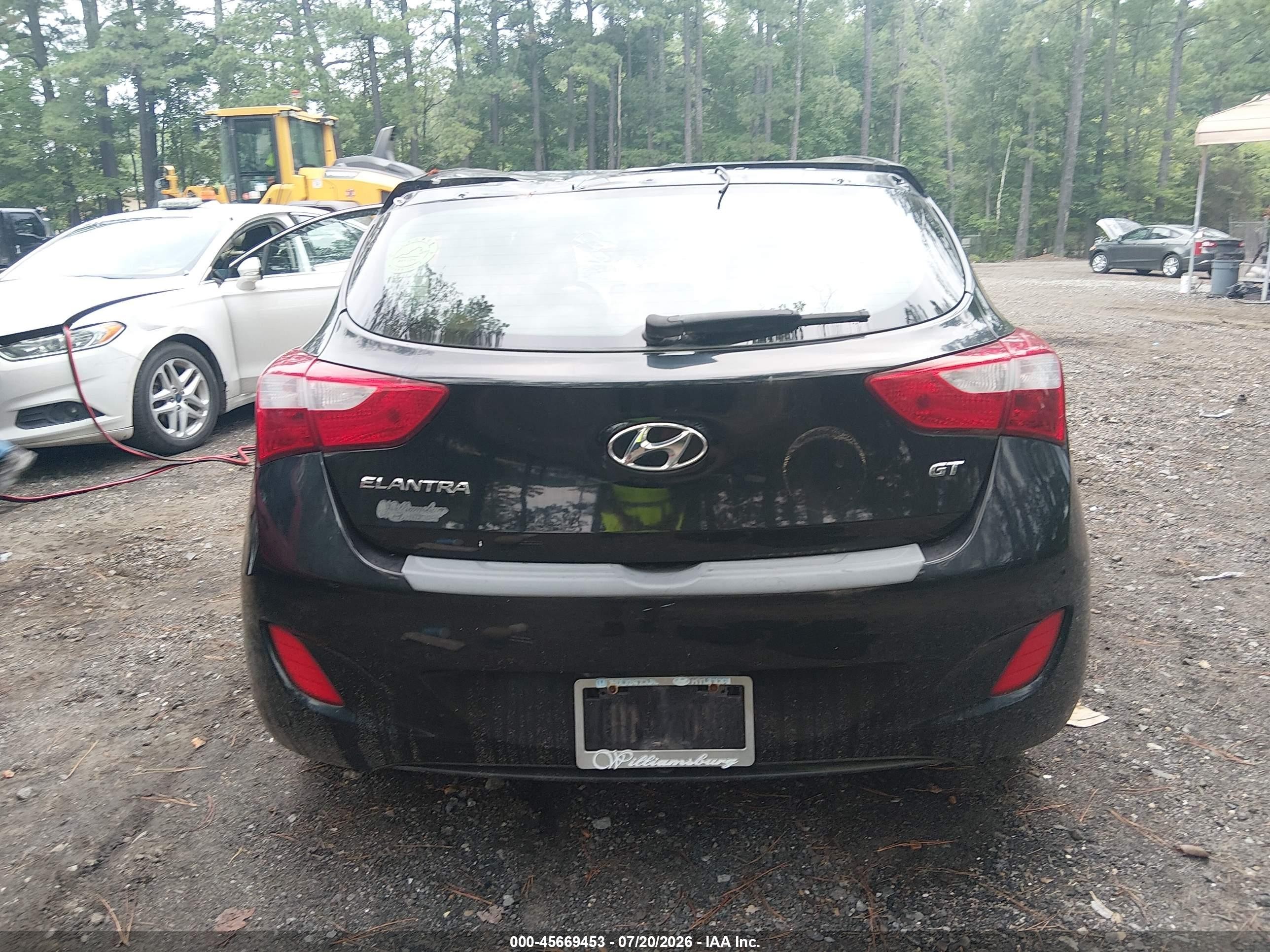 2013 Hyundai Elantra Gt   Черный vin: KMHD35LE2DU094518