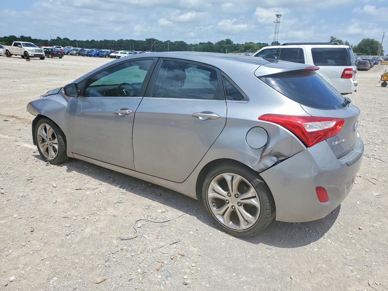 2013 Hyundai Elantra Gt Base Gray vin: KMHD35LE2DU113293