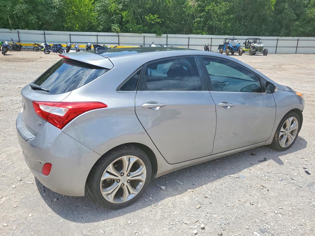 2013 Hyundai Elantra Gt Base Gray vin: KMHD35LE2DU113293