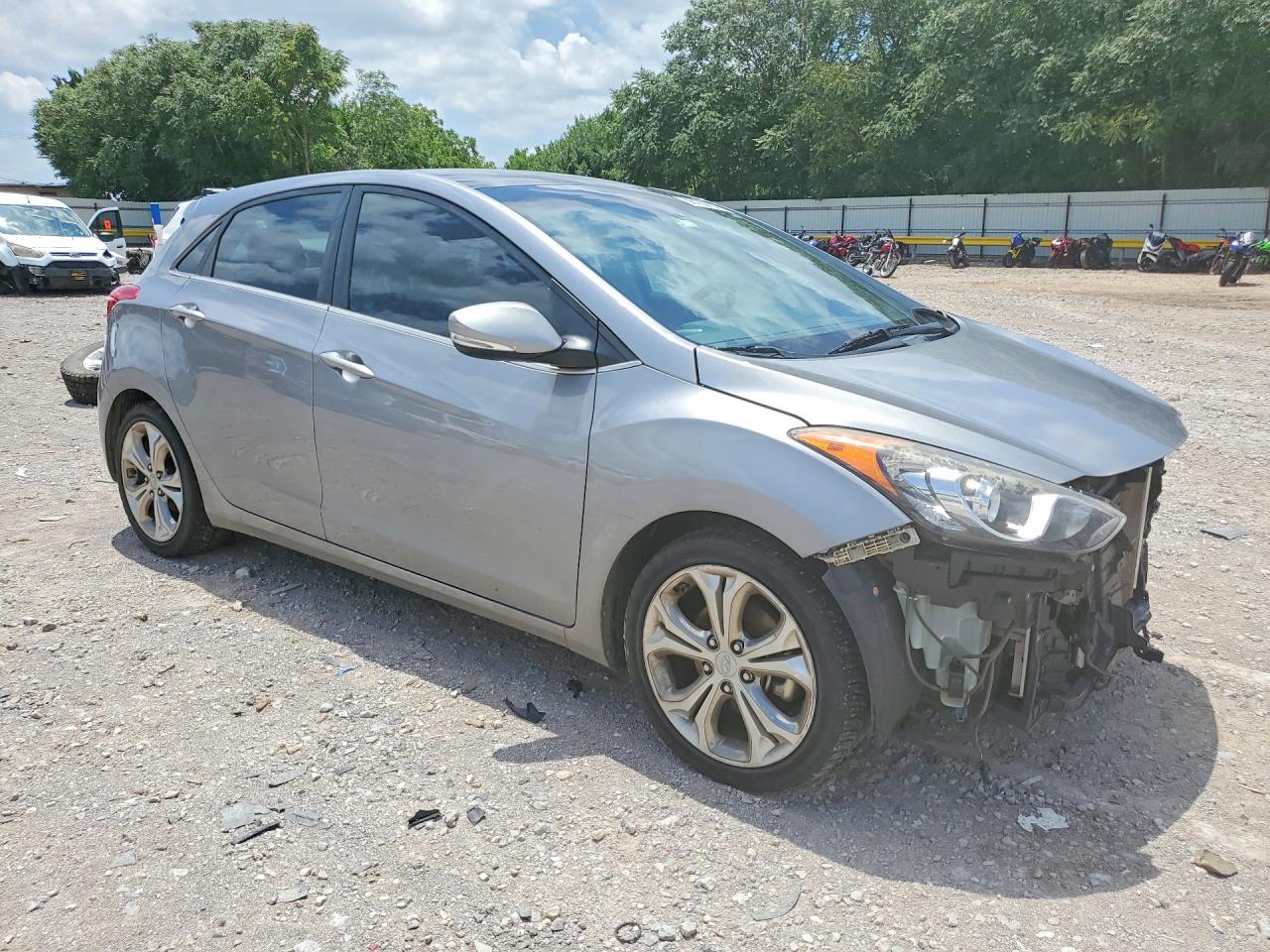 2013 Hyundai Elantra Gt Base Gray vin: KMHD35LE2DU113293