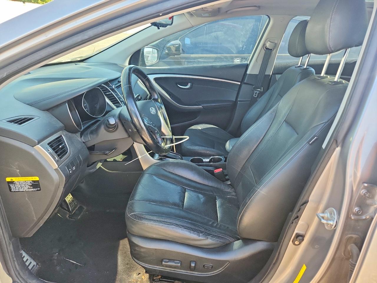 2013 Hyundai Elantra Gt Base Gray vin: KMHD35LE2DU113293