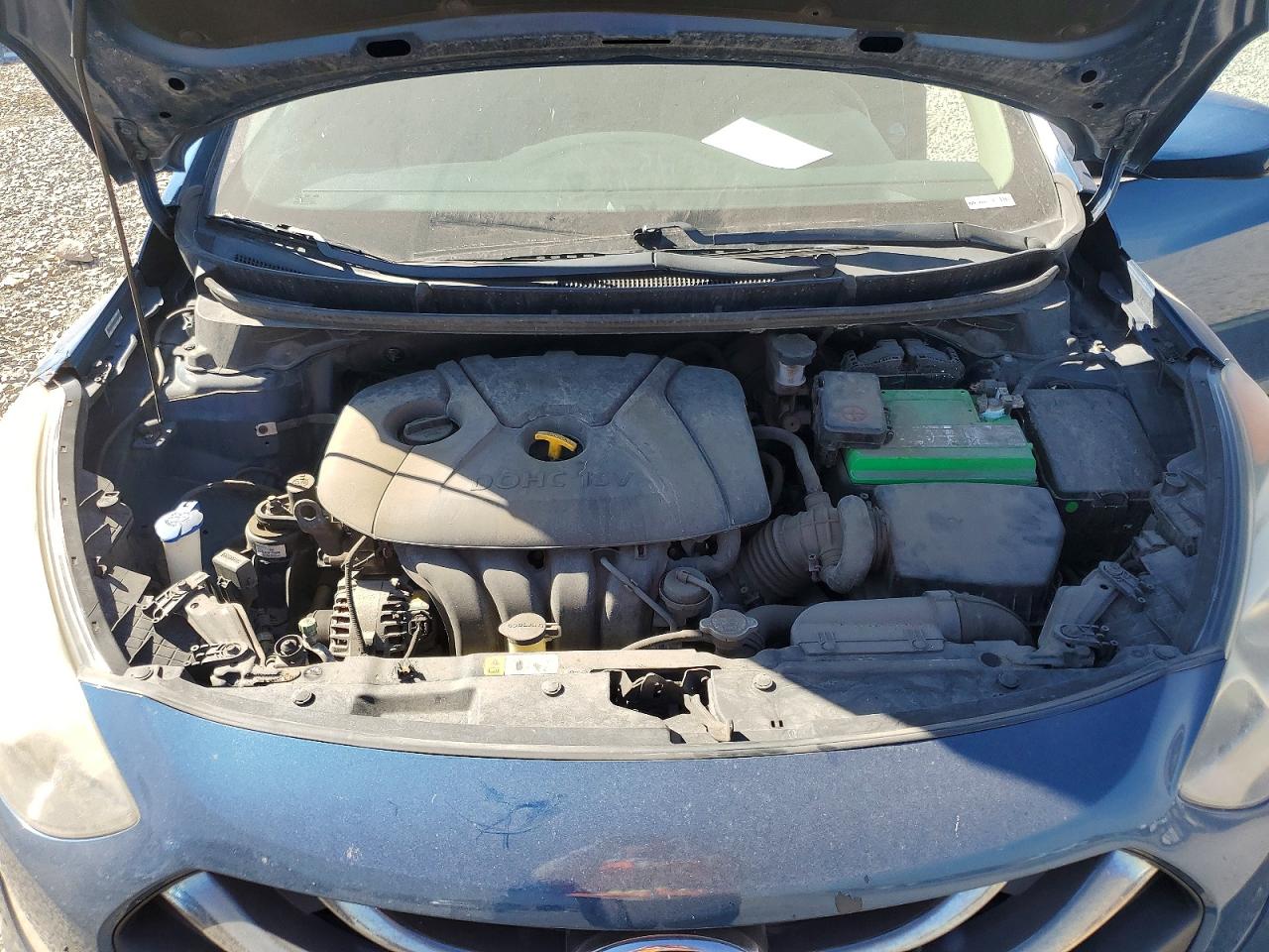 2013 Hyundai Elantra Gt Base Blue vin: KMHD35LE2DU150084