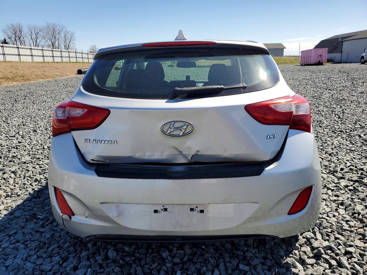 2013 Hyundai Elantra Gt Base Silver vin: KMHD35LE3DU023571