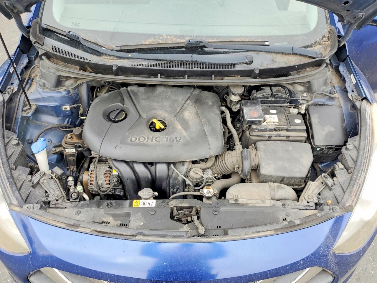 2013 Hyundai Elantra Gt Base Blue vin: KMHD35LE3DU025272