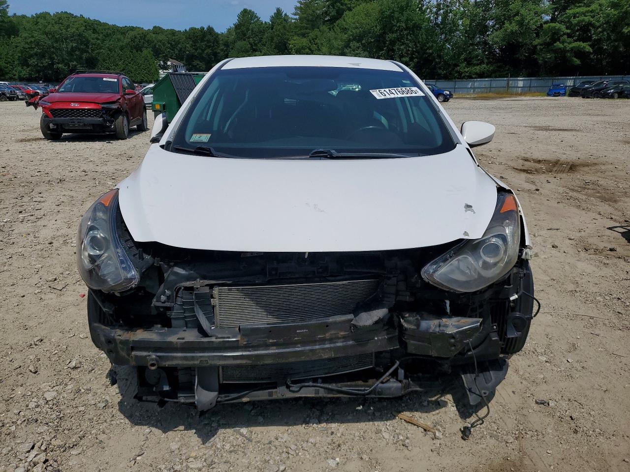 2013 Hyundai Elantra Gt Base White vin: KMHD35LE3DU066825