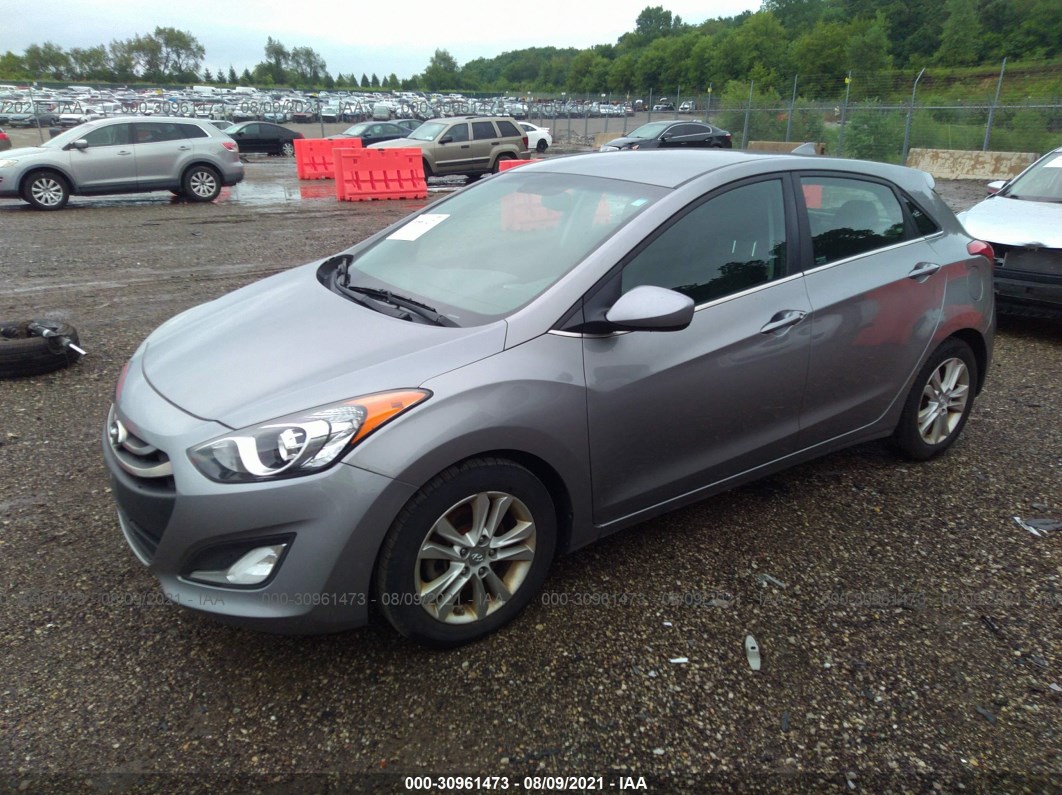 2013 Hyundai Elantra Gt Gray vin: KMHD35LE3DU083298