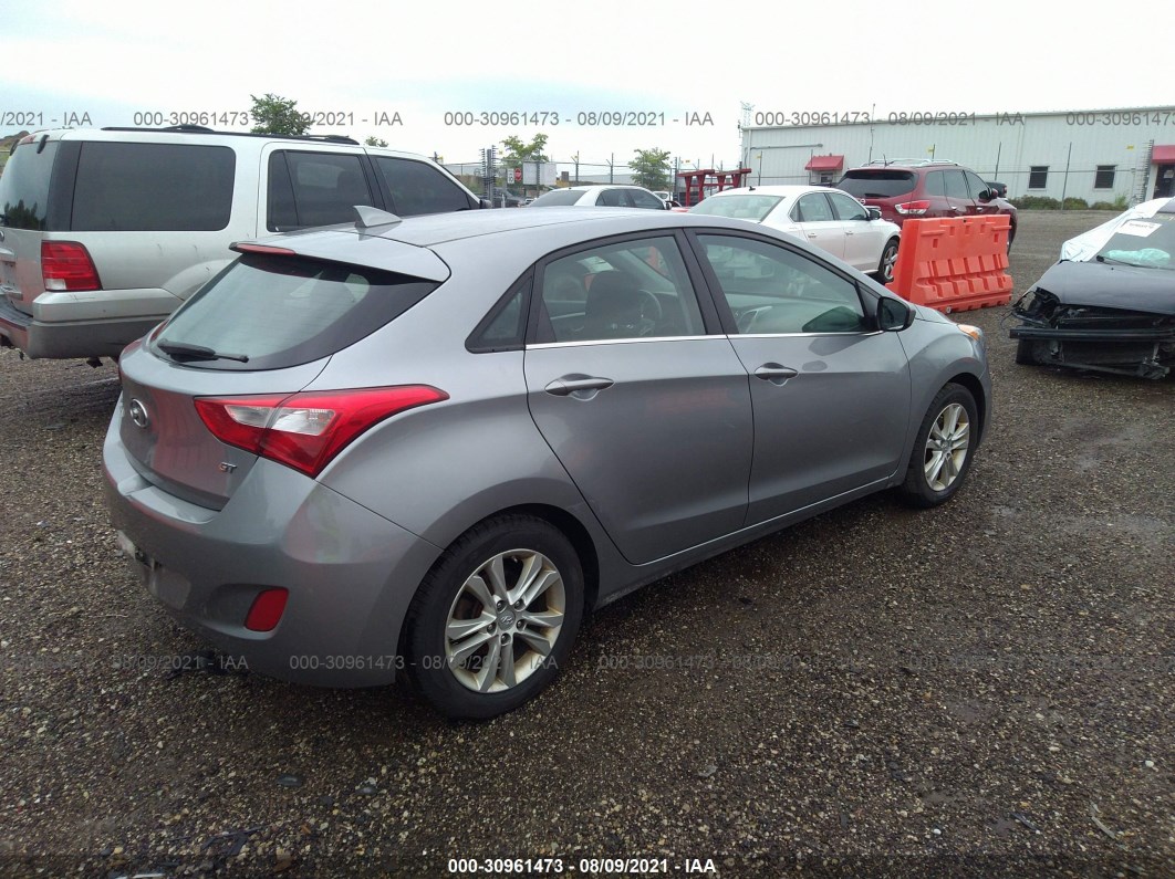 2013 Hyundai Elantra Gt Gray vin: KMHD35LE3DU083298