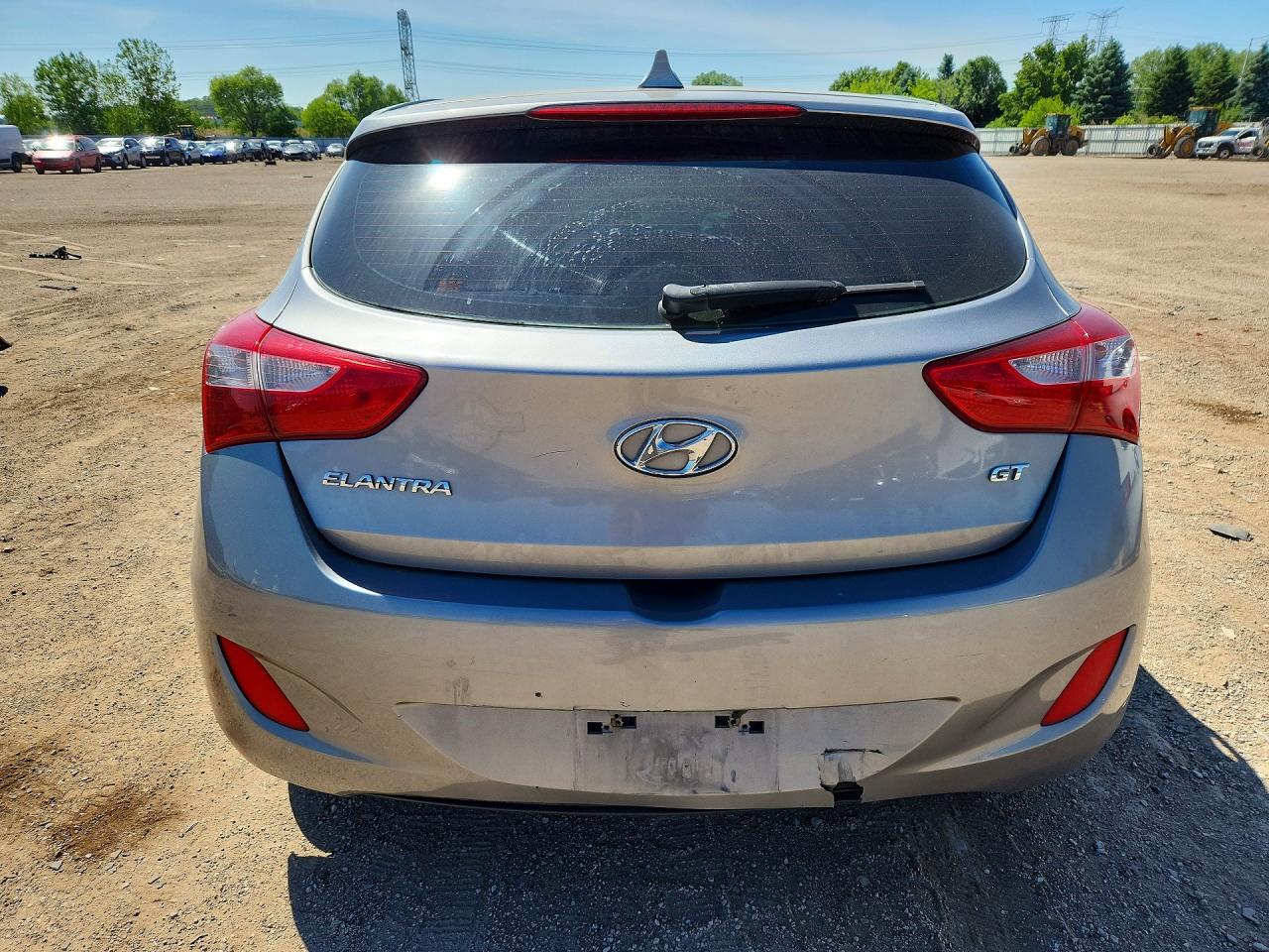 2013 Hyundai Elantra Gt Base Gray vin: KMHD35LE3DU083298