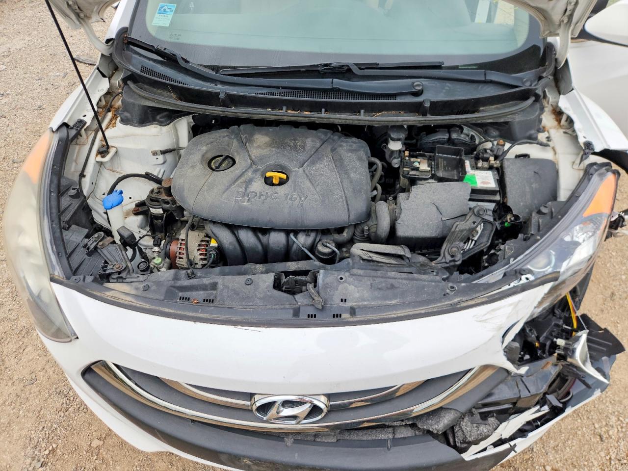 2013 Hyundai Elantra Gt Base Белый vin: KMHD35LE3DU102982