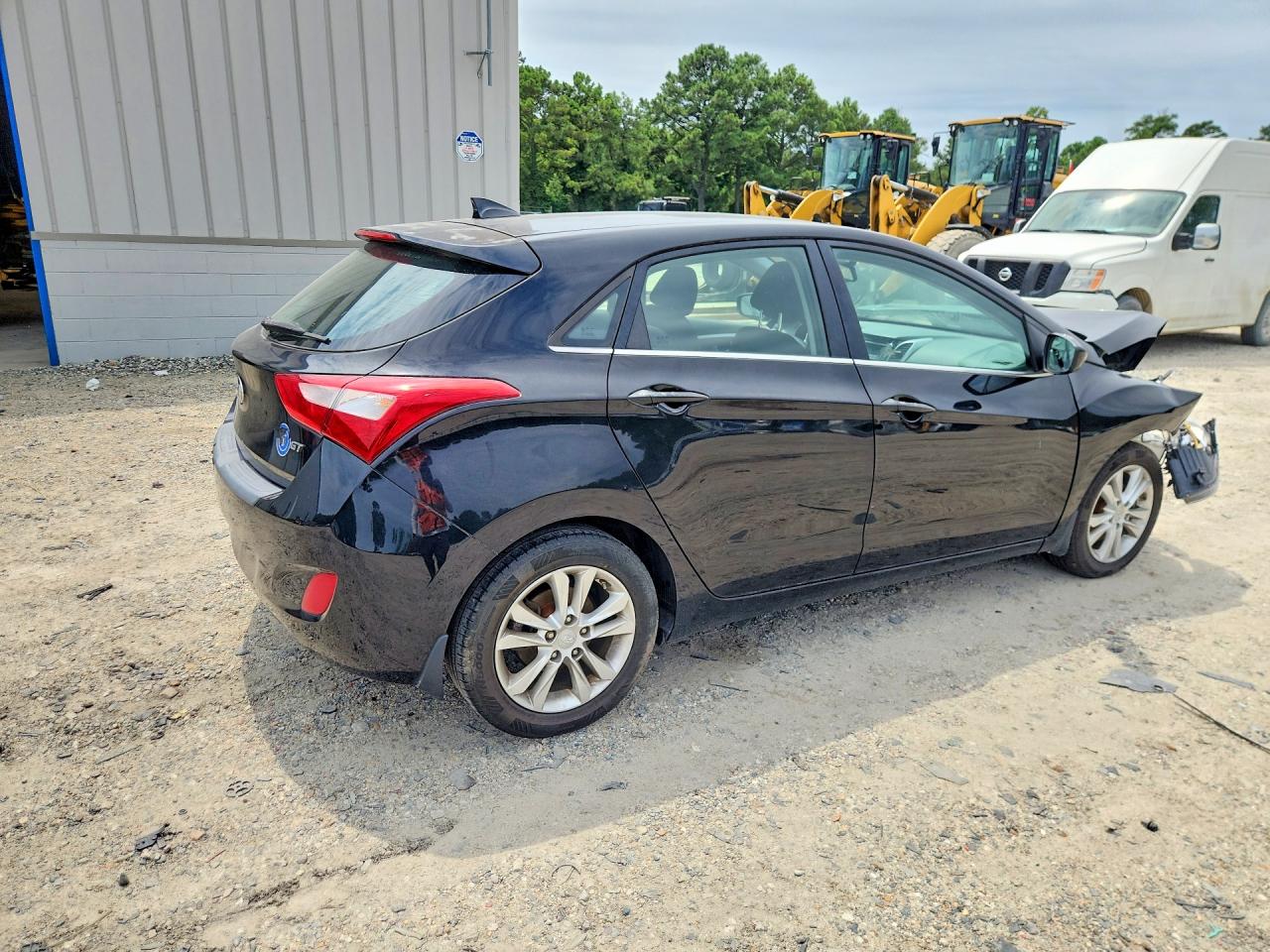 2013 Hyundai Elantra Gt Base Black vin: KMHD35LE3DU114596