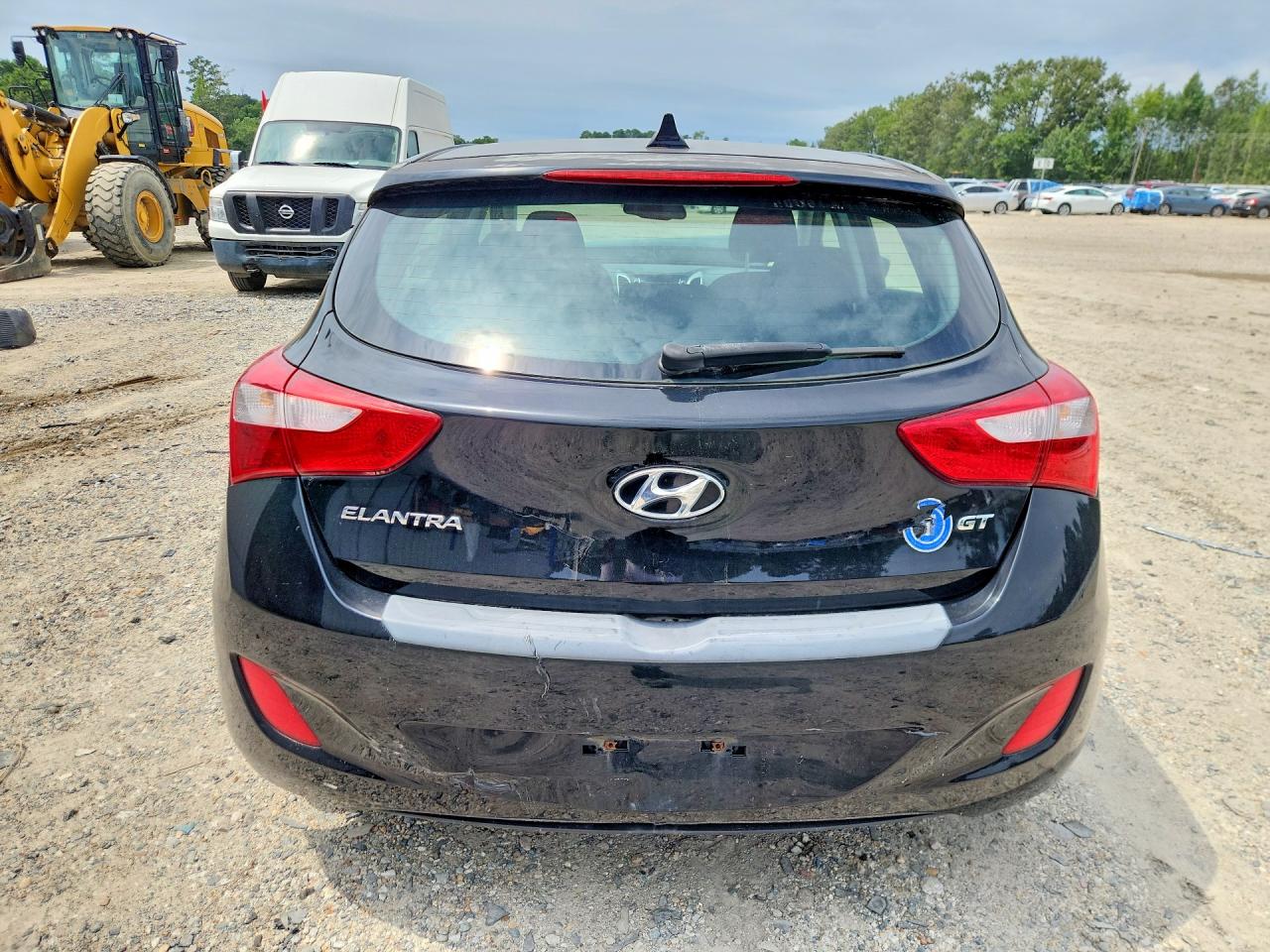 2013 Hyundai Elantra Gt Base Black vin: KMHD35LE3DU114596