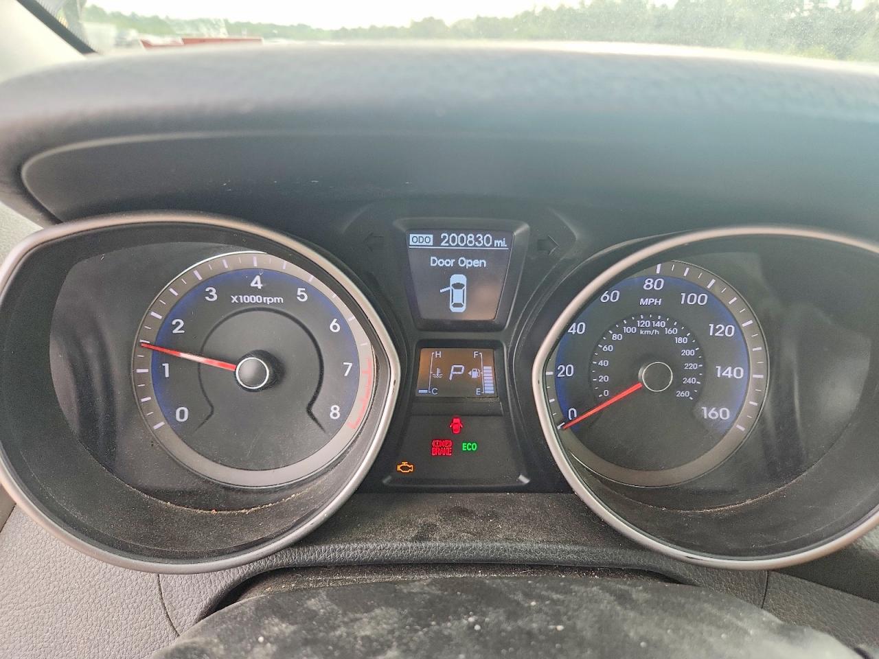 2013 Hyundai Elantra Gt Base Black vin: KMHD35LE3DU124562