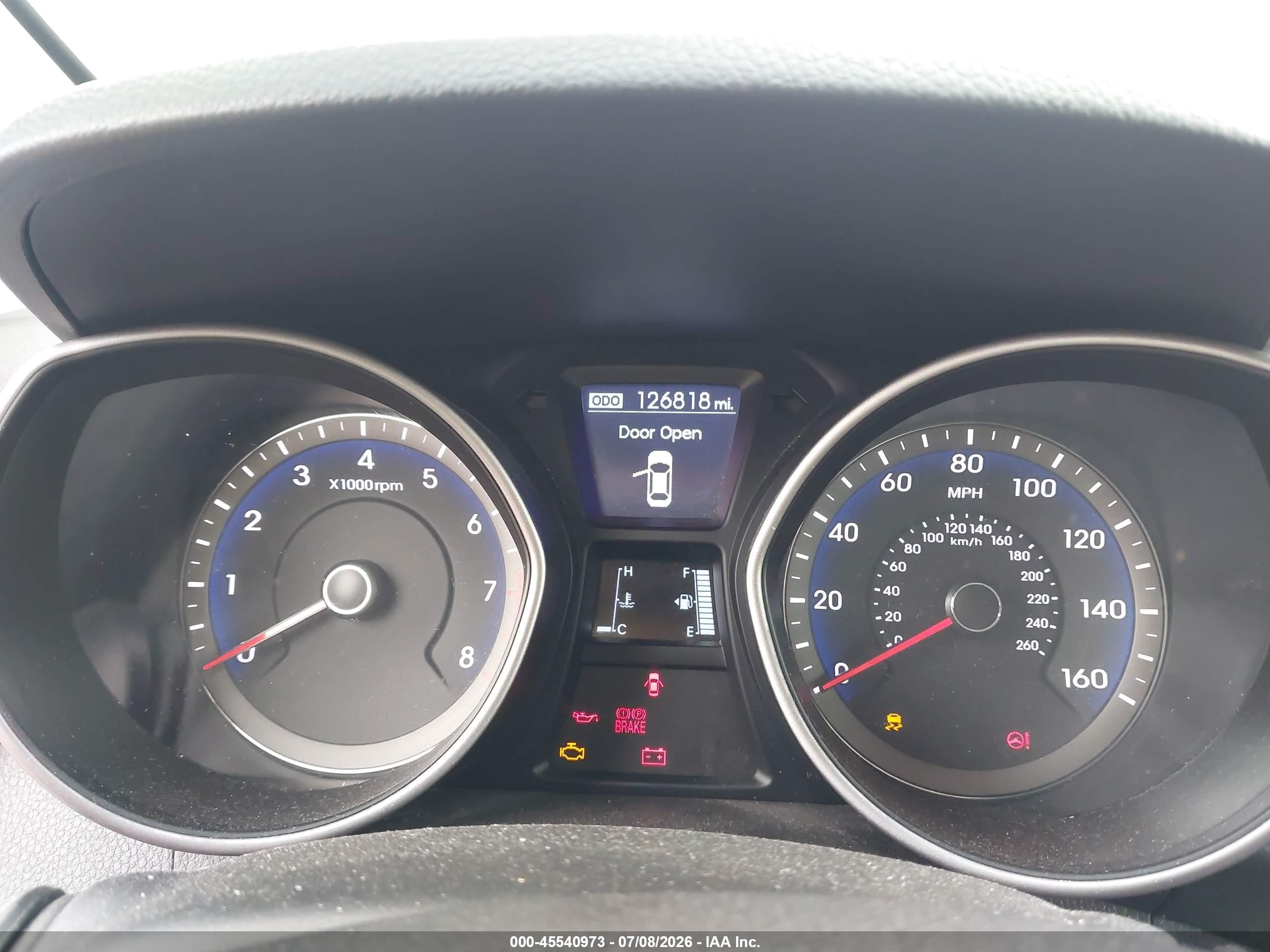2013 Hyundai Elantra Gt   Silver vin: KMHD35LE3DU133066
