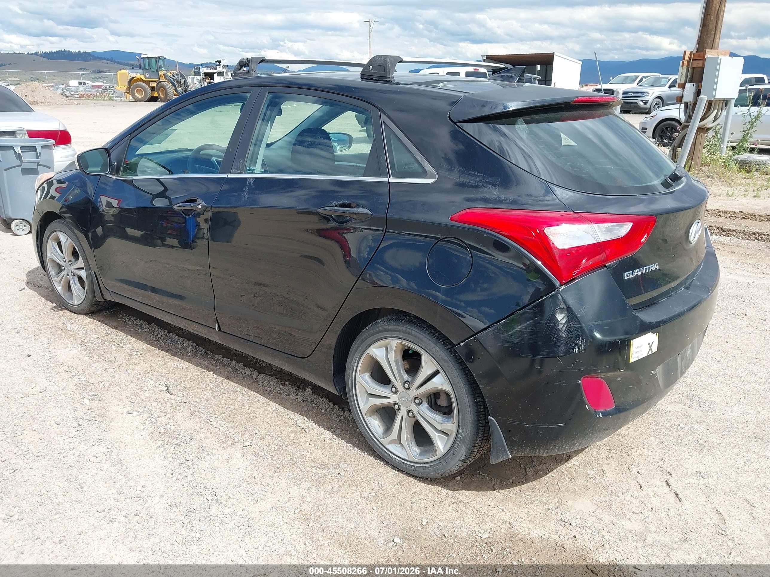 2013 Hyundai Elantra Gt   Черный vin: KMHD35LE3DU152393