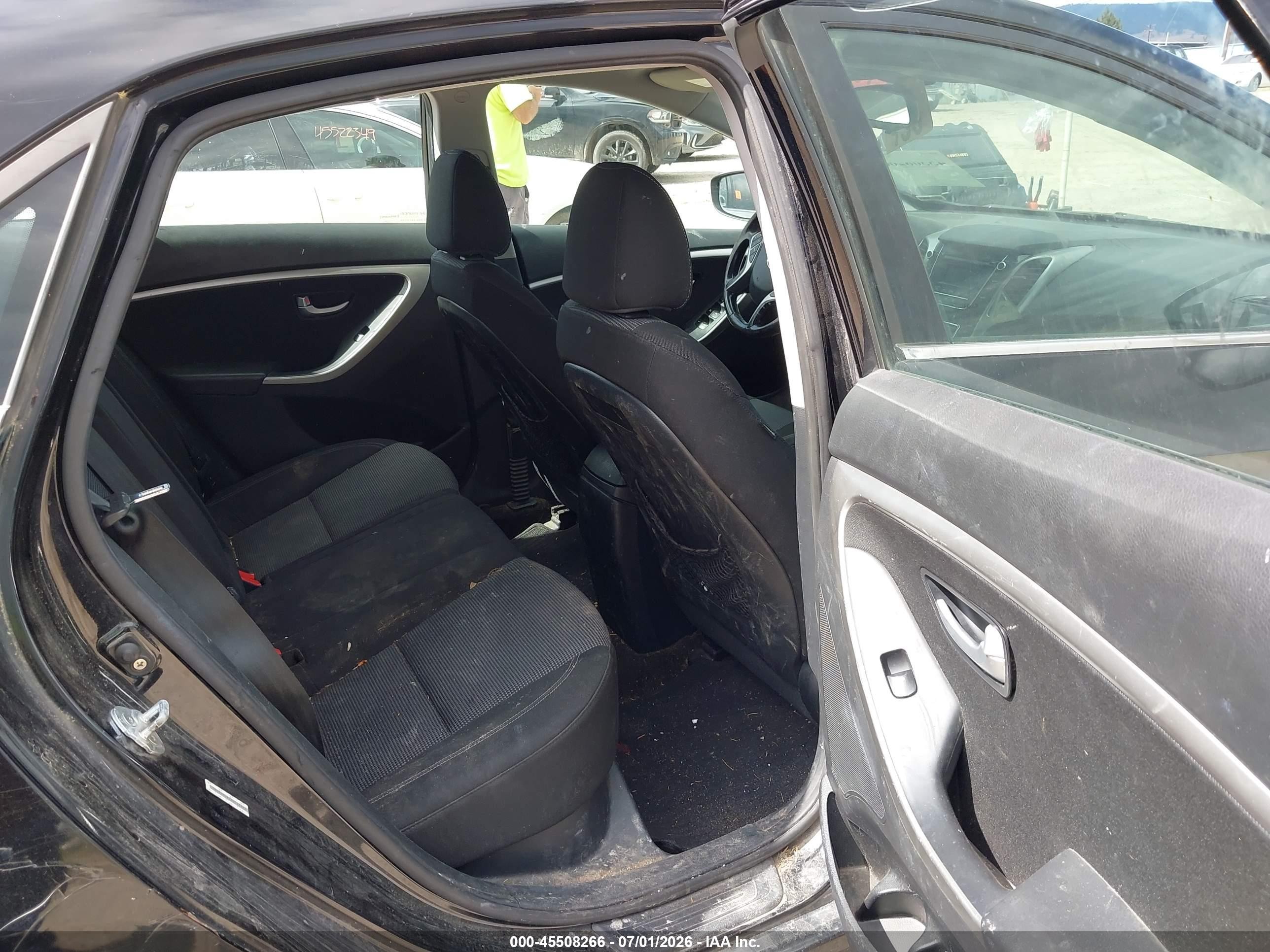 2013 Hyundai Elantra Gt   Черный vin: KMHD35LE3DU152393