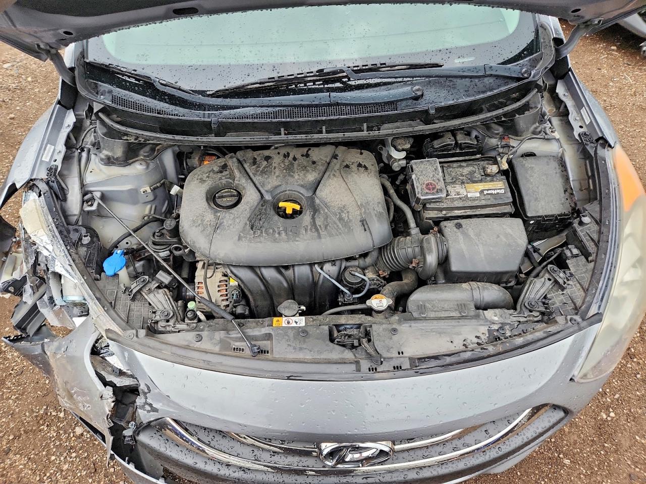 2013 Hyundai Elantra Gt Gray vin: KMHD35LE4DU023885