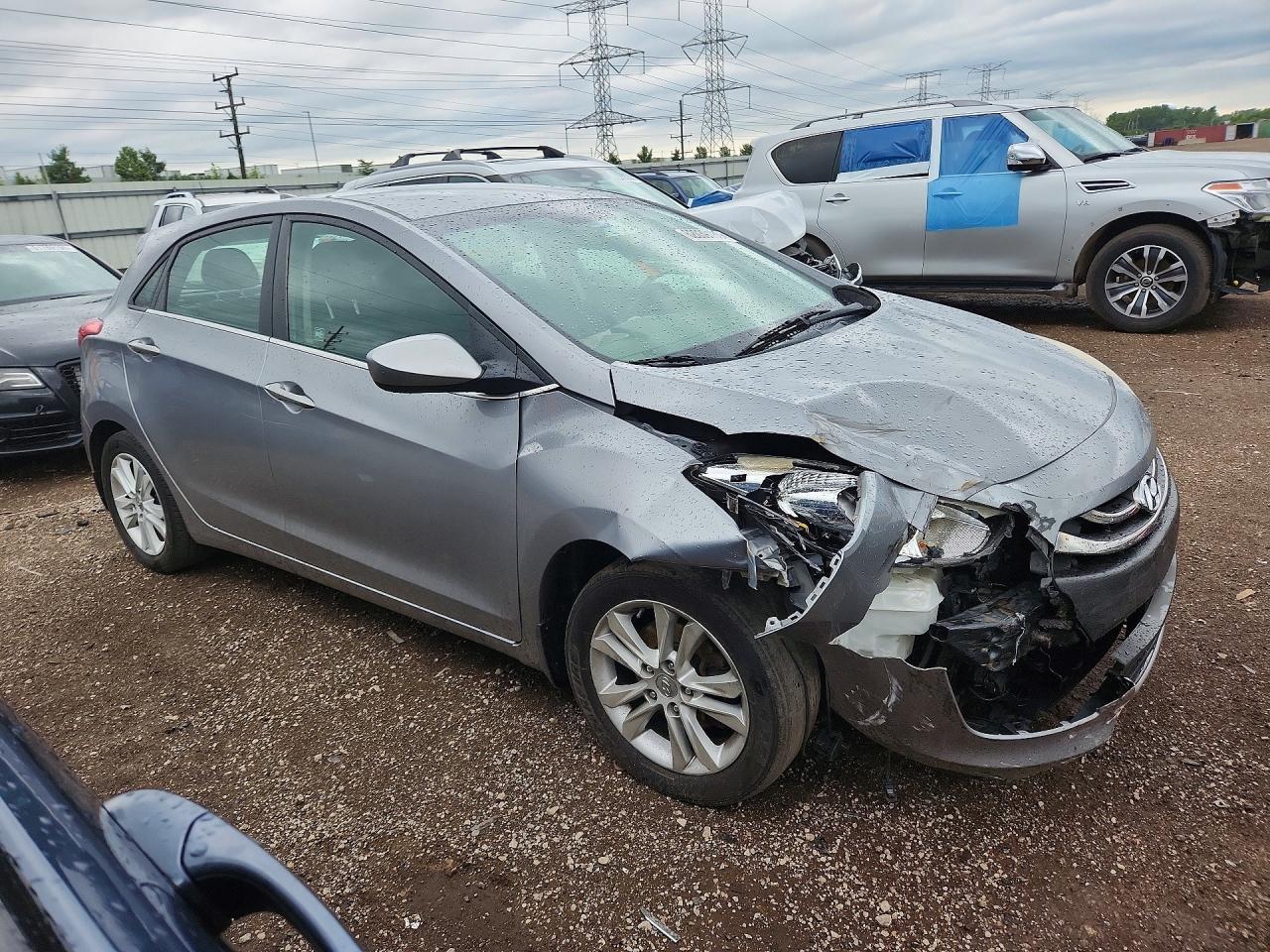 2013 Hyundai Elantra Gt Gray vin: KMHD35LE4DU023885