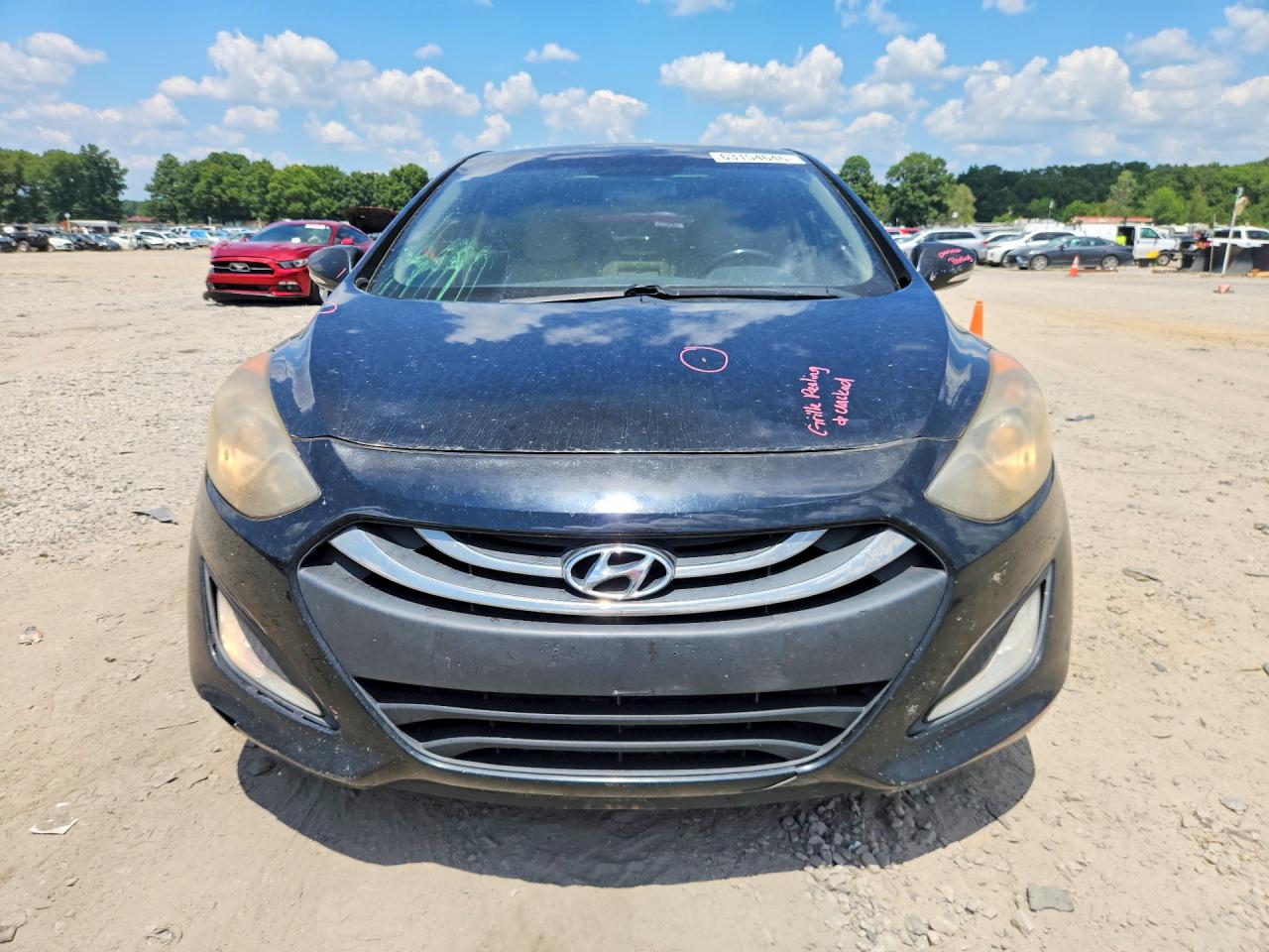 2013 Hyundai Elantra Gt Base Черный vin: KMHD35LE4DU053498
