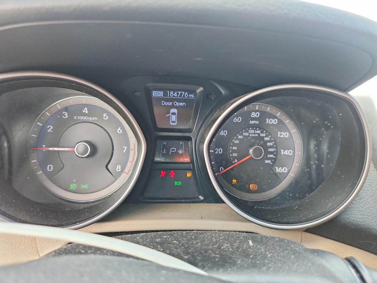2013 Hyundai Elantra Gt Base Черный vin: KMHD35LE4DU053498