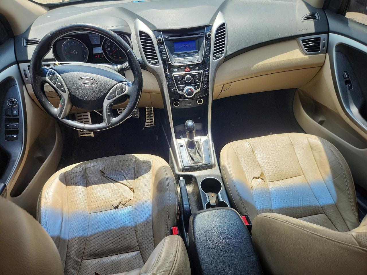 2013 Hyundai Elantra Gt Base Черный vin: KMHD35LE4DU053498