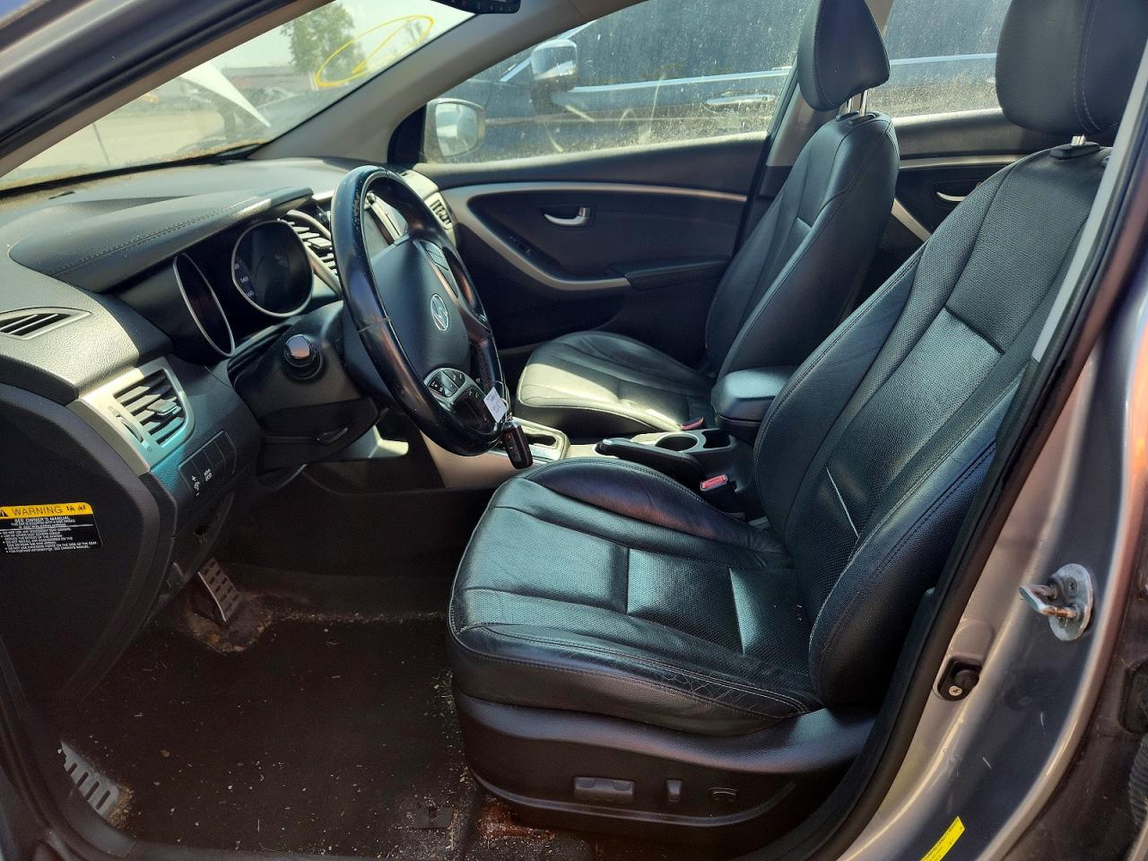 2013 Hyundai Elantra Gt Base Gray vin: KMHD35LE4DU053579
