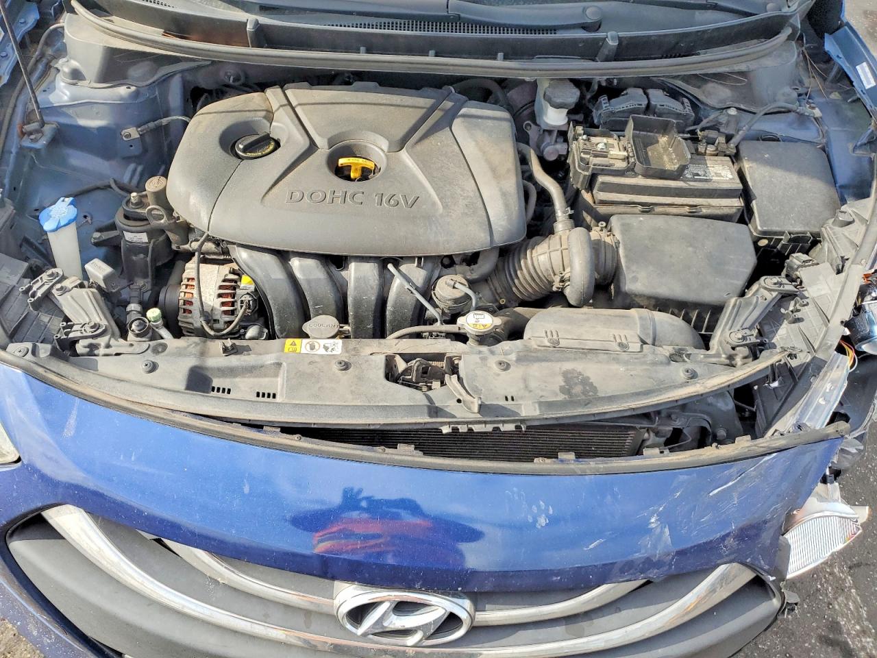 2013 Hyundai Elantra Gt Base Blue vin: KMHD35LE4DU088333