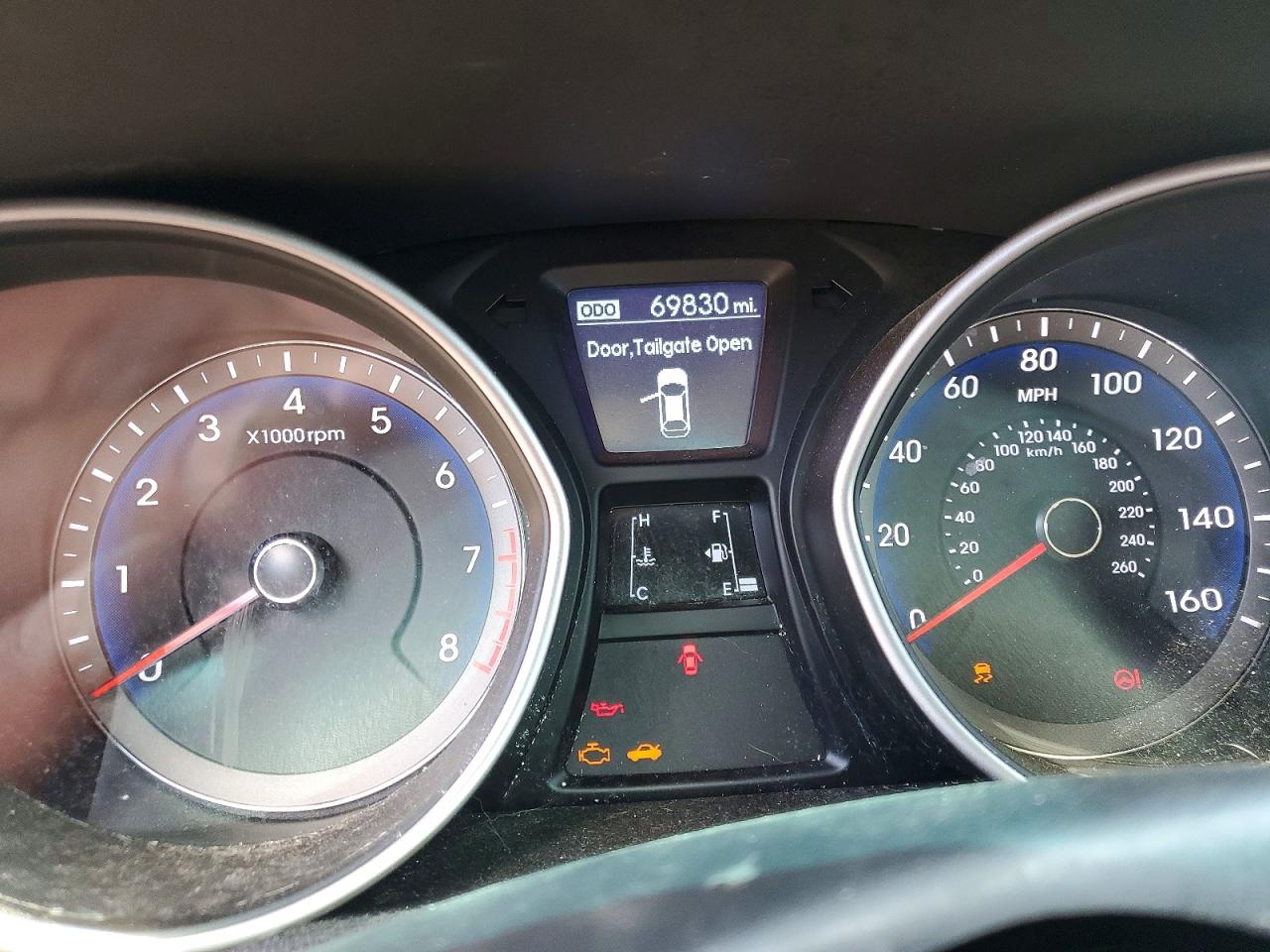 2013 Hyundai Elantra Gt Base Gray vin: KMHD35LE4DU091118
