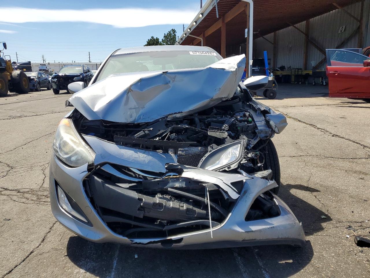 2013 Hyundai Elantra Gt Base Gray vin: KMHD35LE4DU091118