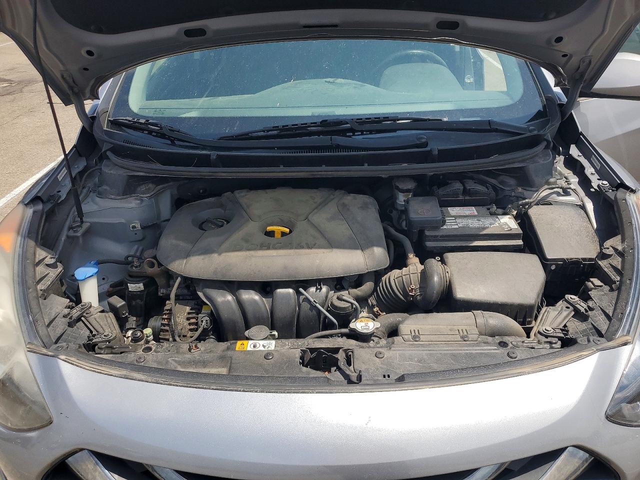 2013 Hyundai Elantra Gt Base Gray vin: KMHD35LE5DU020848