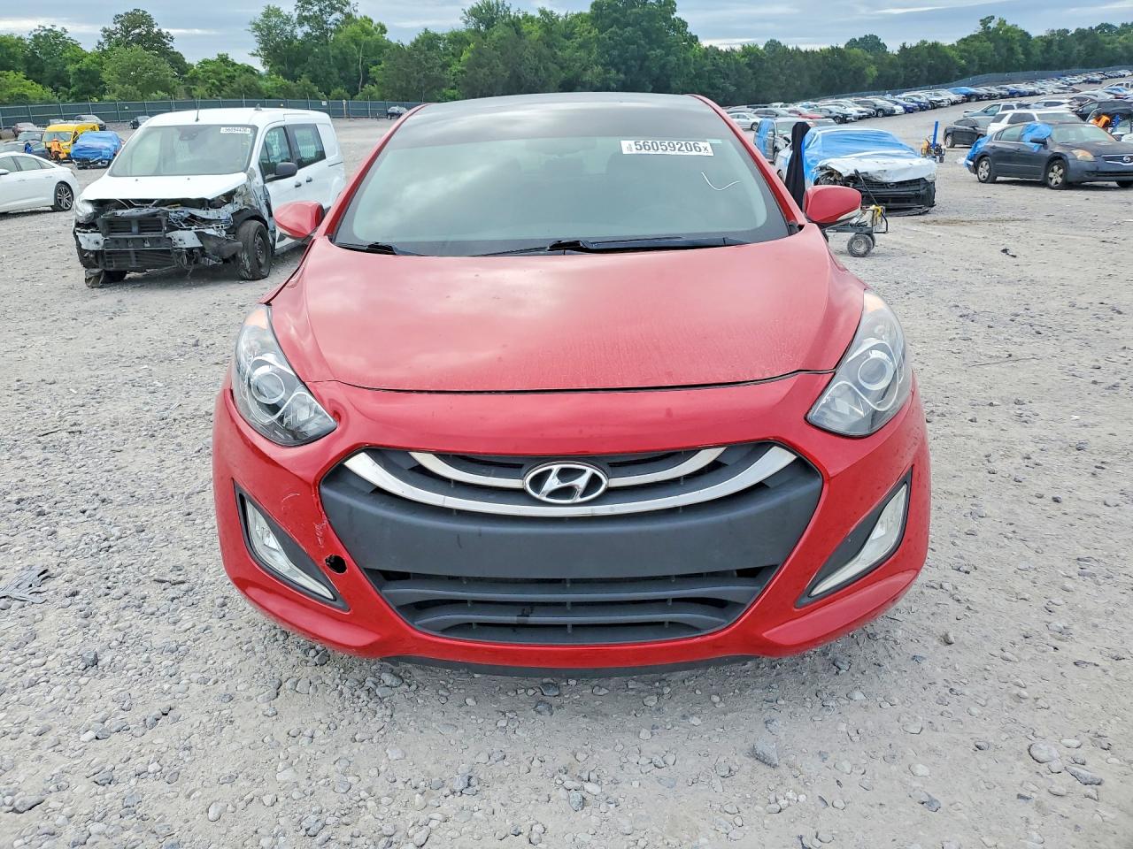 2013 Hyun Elantra Red vin: KMHD35LE5DU053767