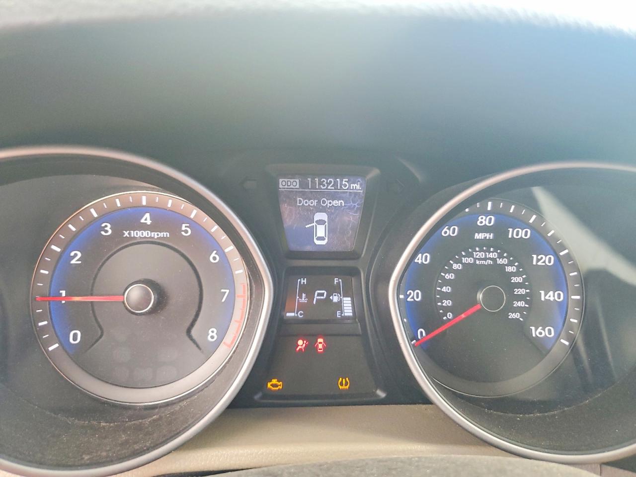 2013 Hyundai Elantra Gt Base Black vin: KMHD35LE5DU057950