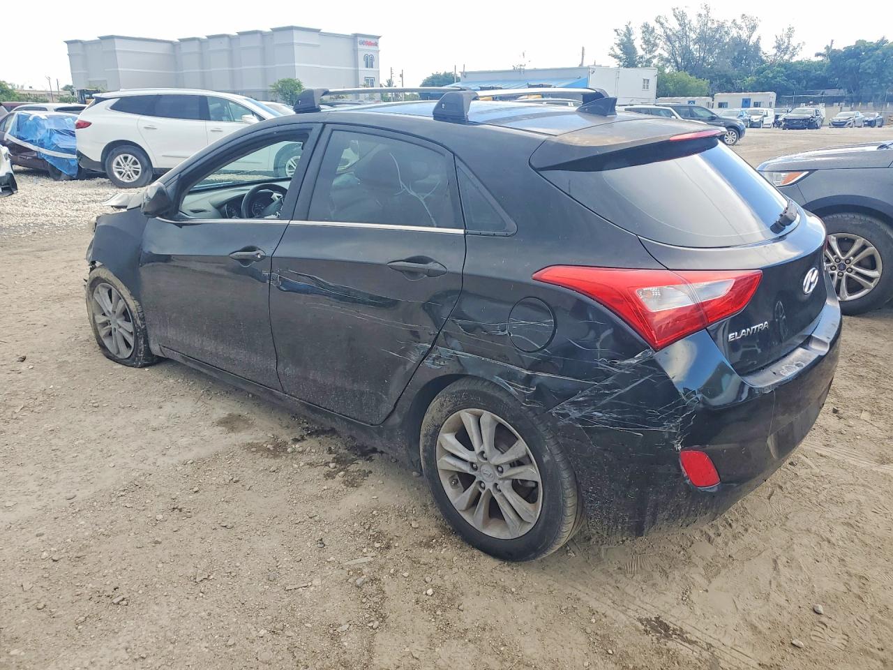 2013 Hyundai Elantra Gt Base Black vin: KMHD35LE5DU057950