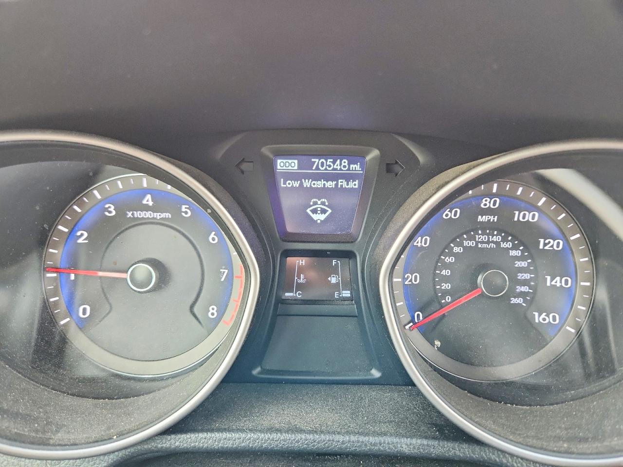 2013 Hyundai Elantra Gt Base Серый vin: KMHD35LE5DU069421